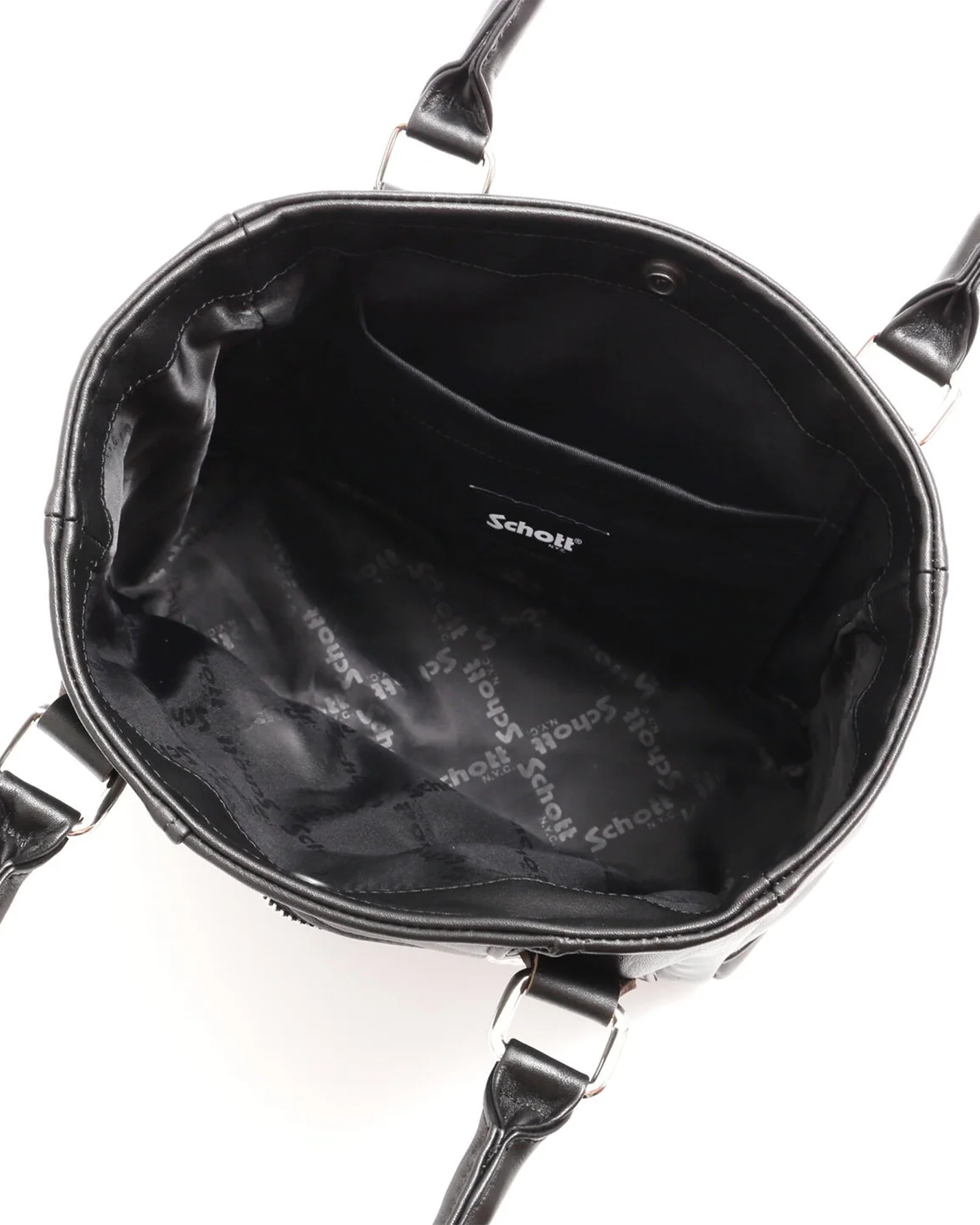 Schott・ショット - トートバッグ MINI RIDERS TOTE BAG / BLACK