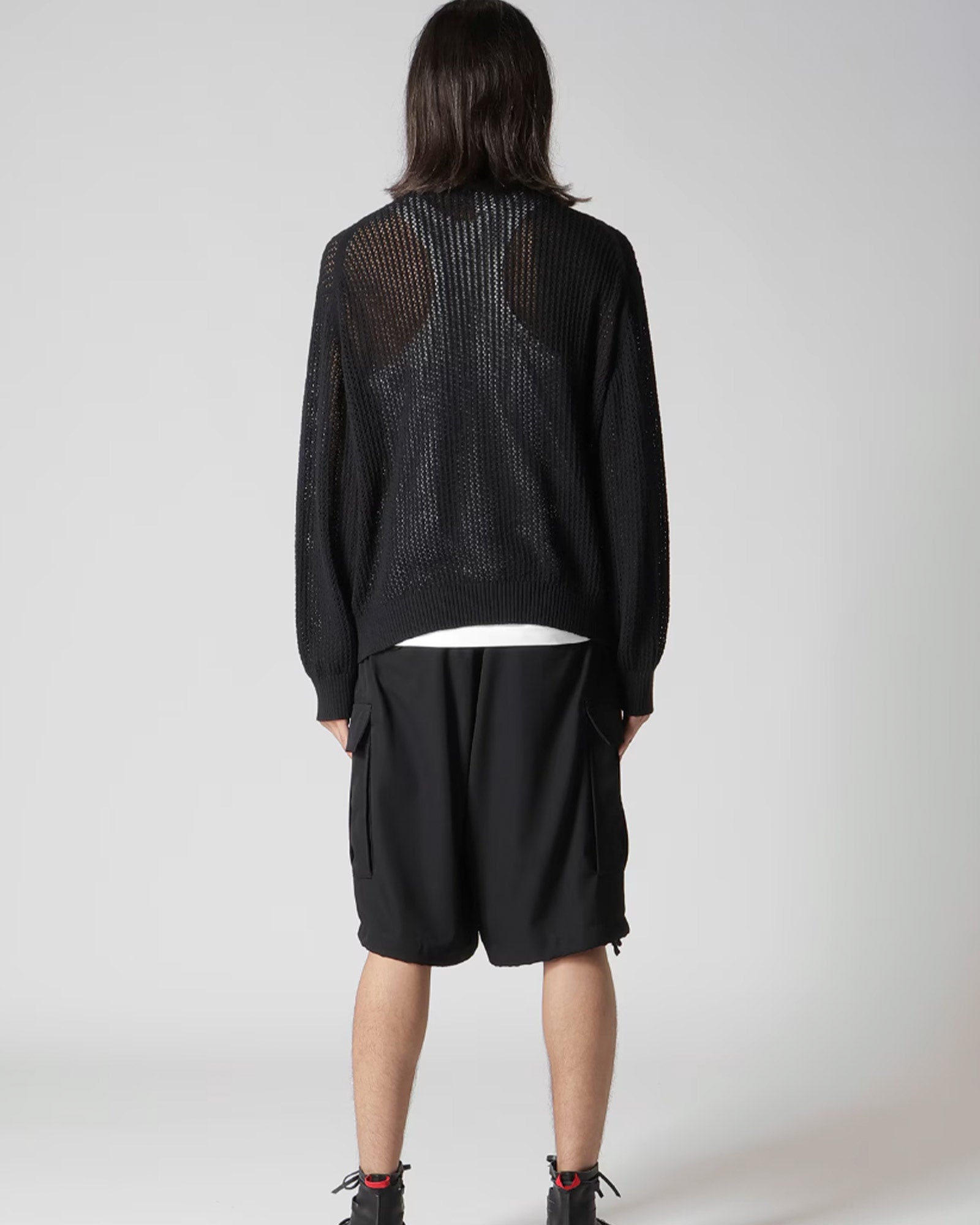 Yohji Yamamoto (ヨウジ ヤマモト) 26SS ZIPブルゾン 7G 1PLY OPENWORK