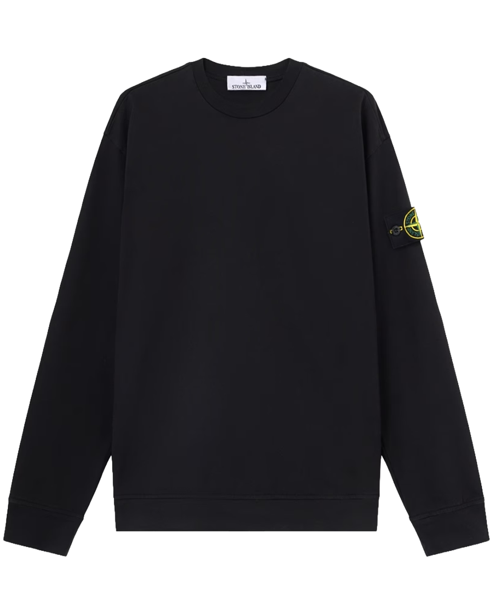 STONE ISLAND・ストーンアイランド - L/S Tシャツ HEAVY ORGANIC COTTON JERSEY L/S TSHIRT 6100057 / BLACK