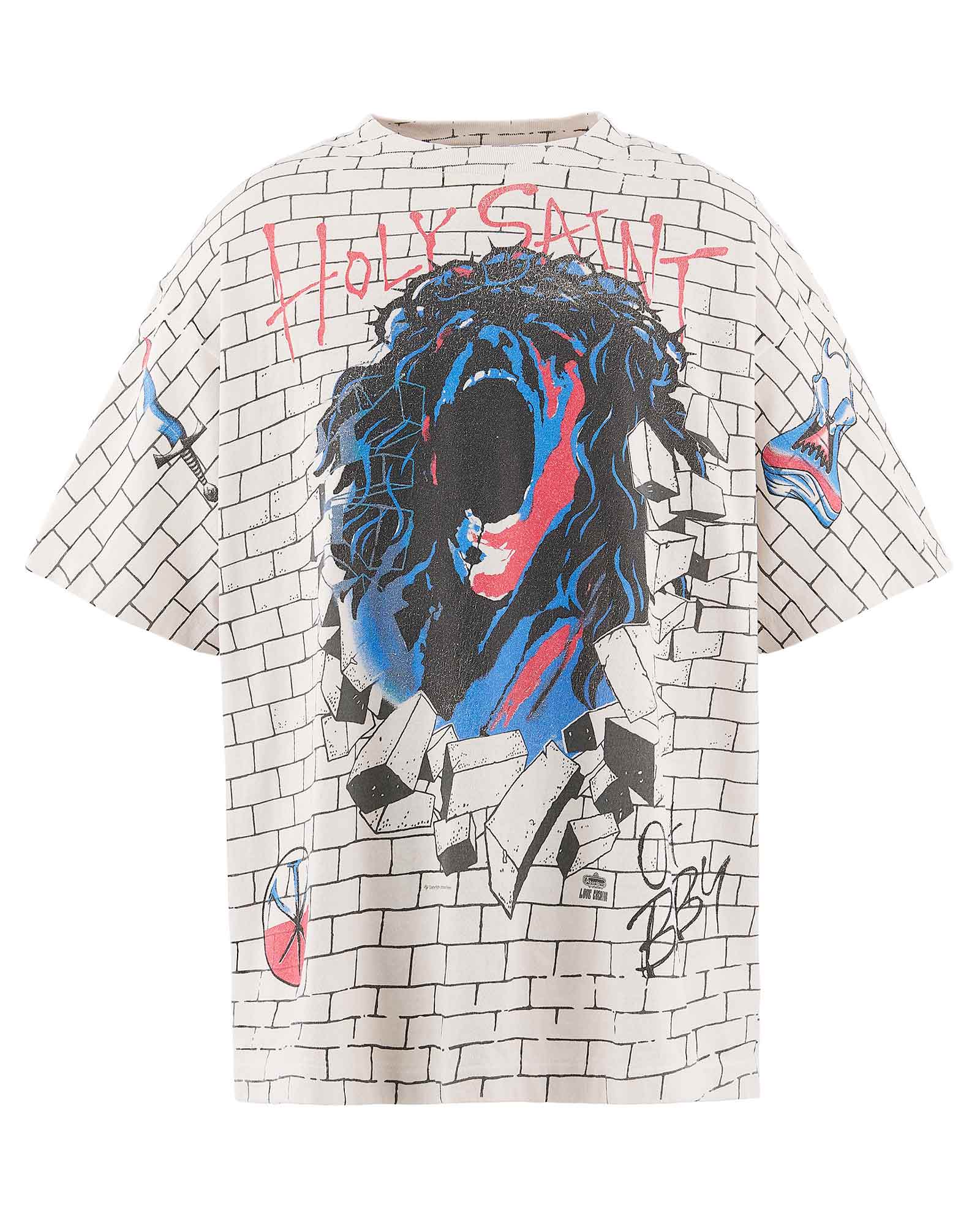 SS T-SHIRT/HOLY SAINT / WHITE