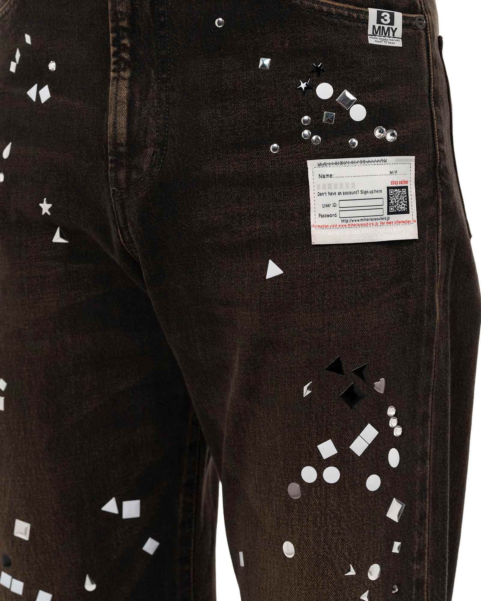 MIHARA YASUHIRO・Yasuhiro Mihara -  EMBELLISHED JEANS / BLACK