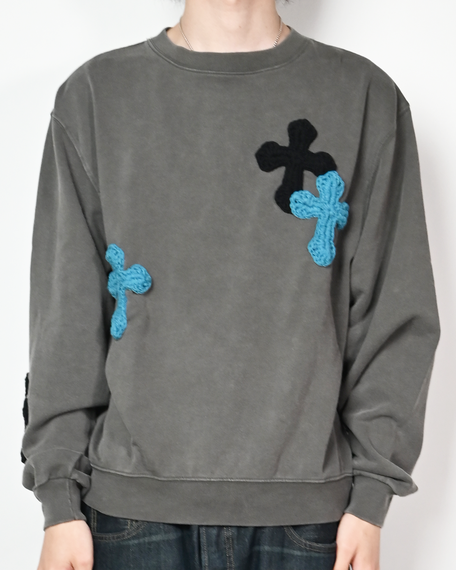 "Y.A.R.N. SWEAT-6" (M) / GRAY