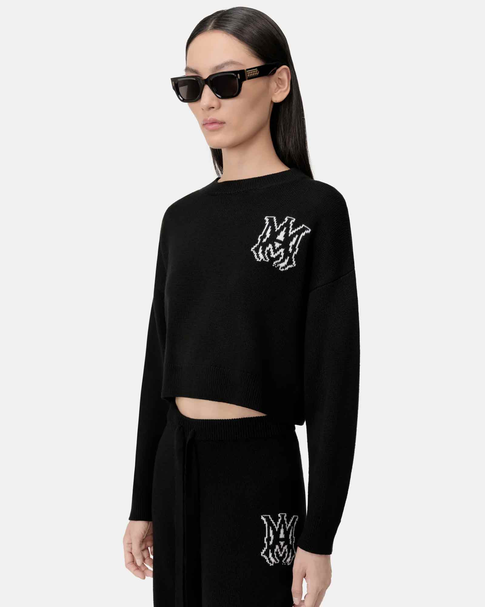 AMIRI・アミリ - ニット・セーター MA SWEATER / BLACK