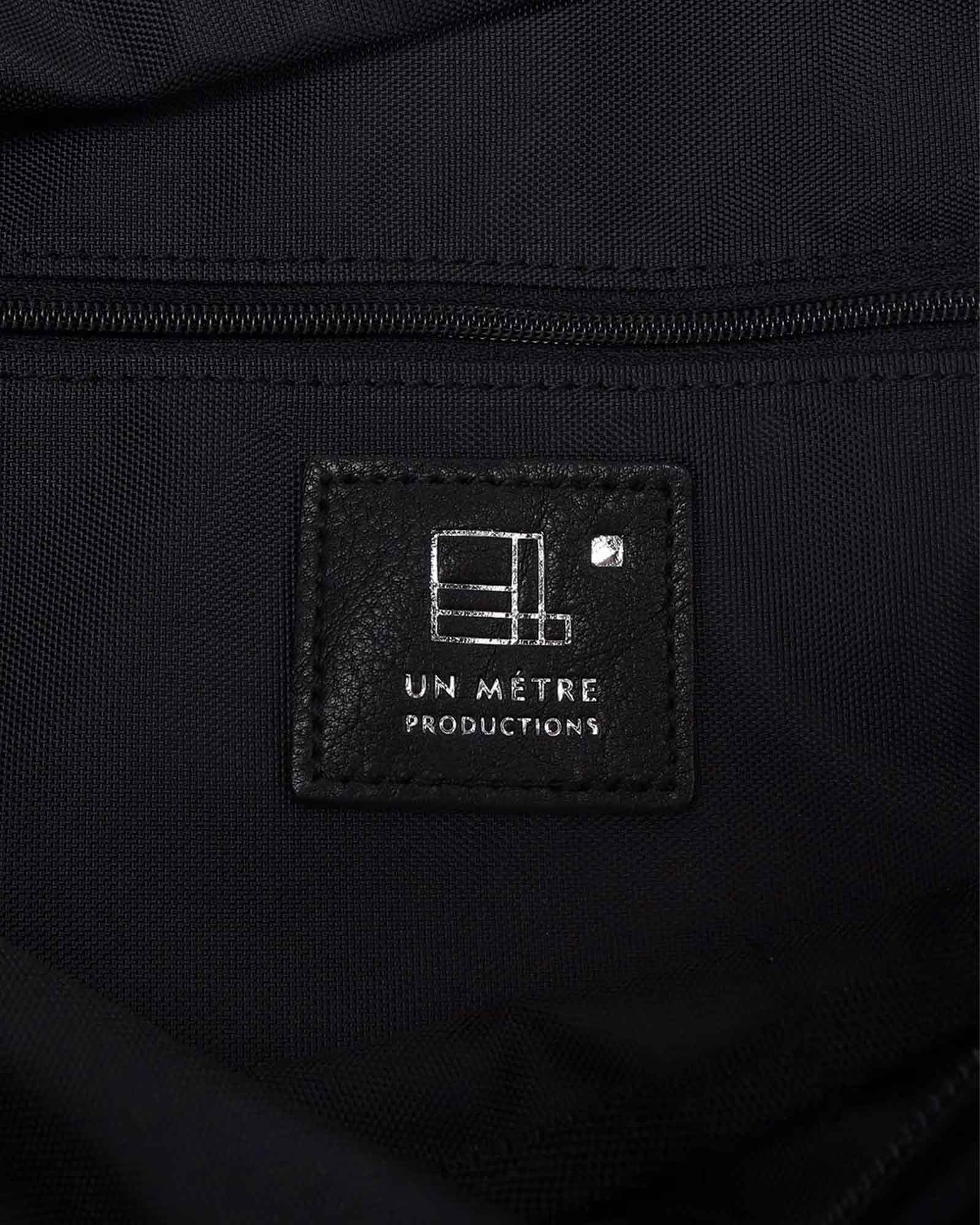 Yohji Yamamoto・Youji Yamamoto -  WOOL GABARDINE/NY OBLIQUE ZIPPER SACOCHE / BLACK