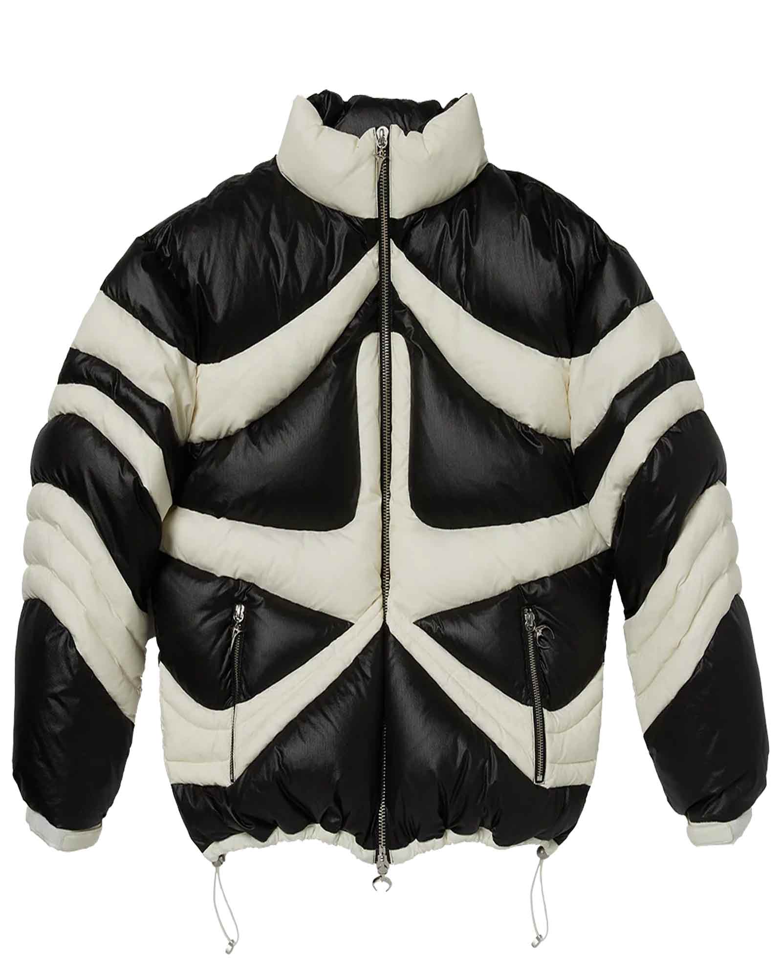 THUG CLUB・サグクラブ - ダウンジャケット TC DUNK PUFFER JACKET / BLACK/IVORY