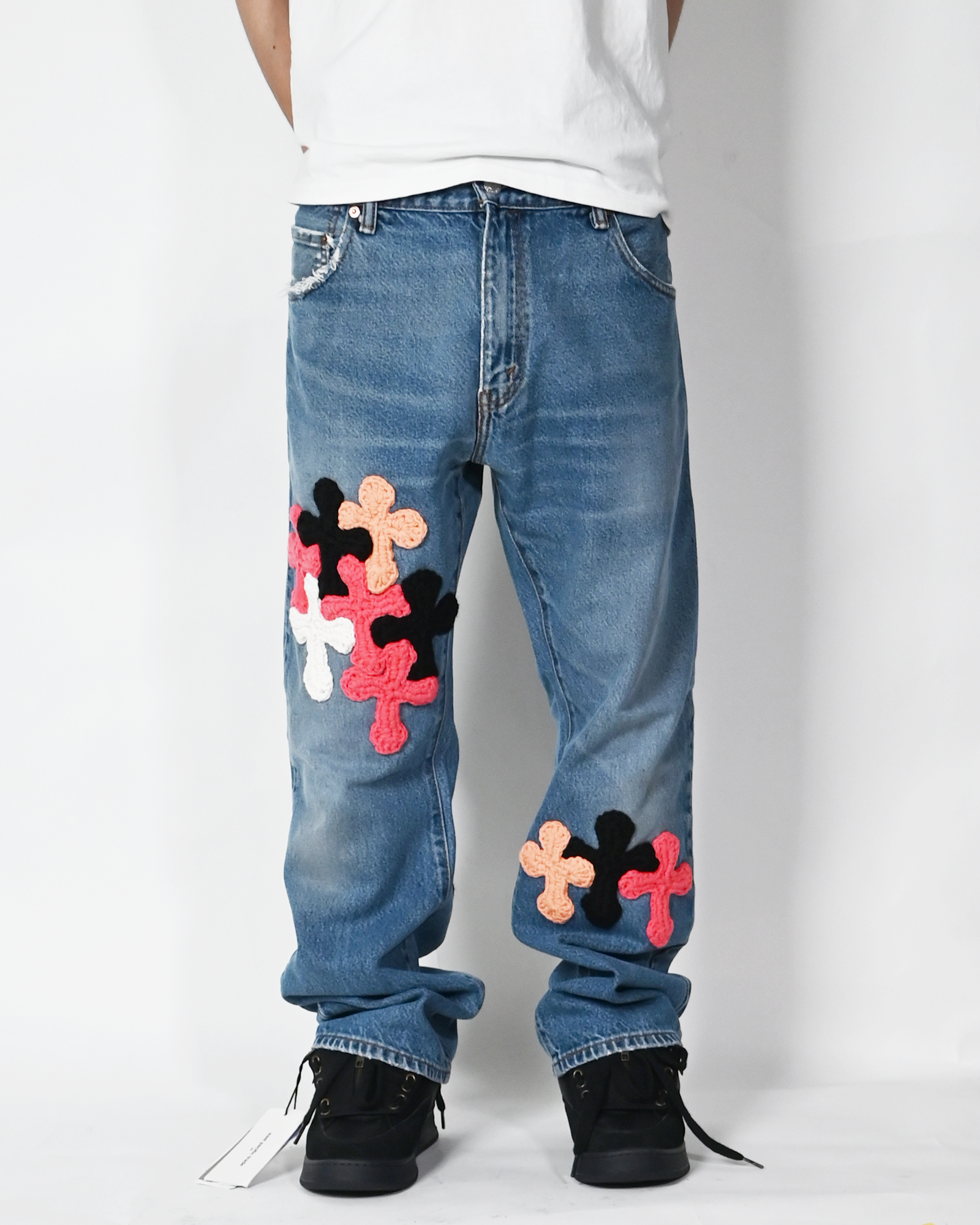 Y.A.R.N.・ヤーン - デニムパンツ Y.A.R.N. BOOT CUT DENIM AW-3 (W31) / MULTI