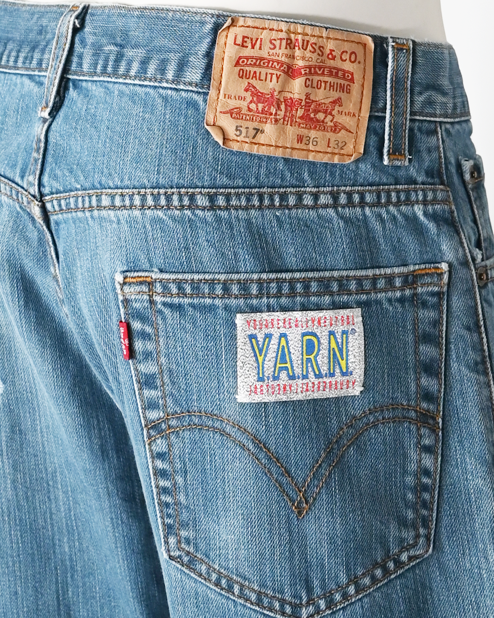 Y.A.R.N.・ヤーン - デニムパンツ Y.A.R.N. BOOT CUT DENIM AW-2 (W31) / MULTI