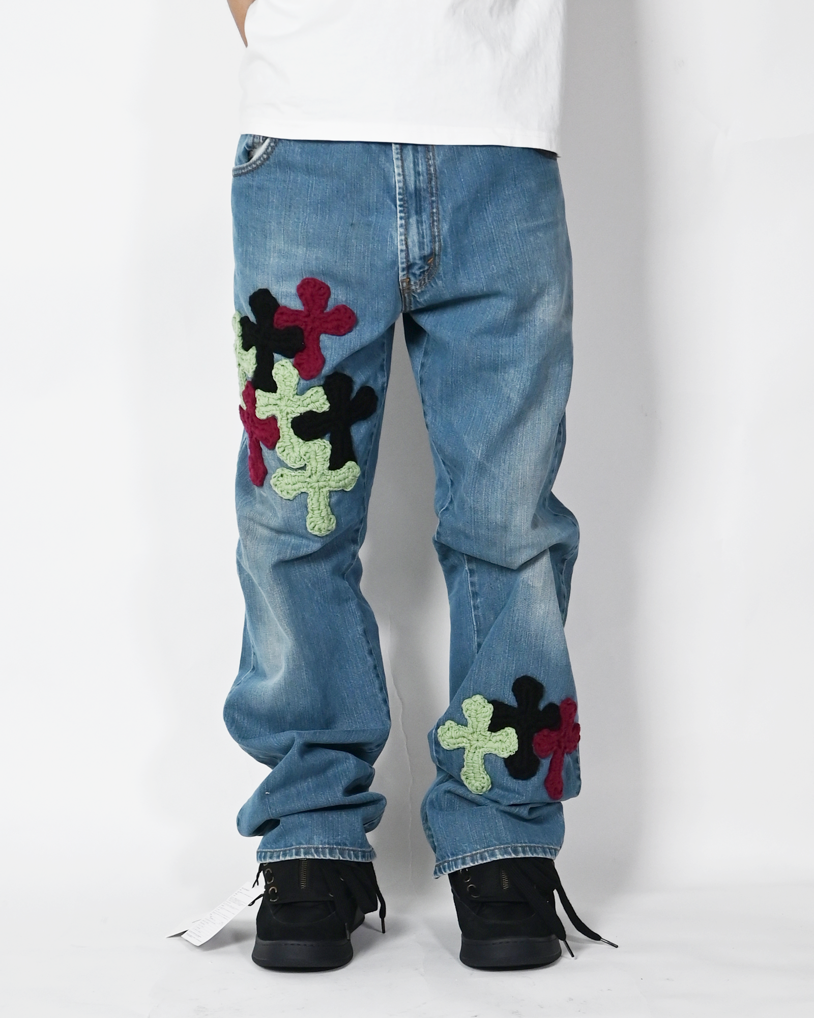 Y.A.R.N.・ヤーン - デニムパンツ Y.A.R.N. BOOT CUT DENIM AW-2 (W31) / MULTI