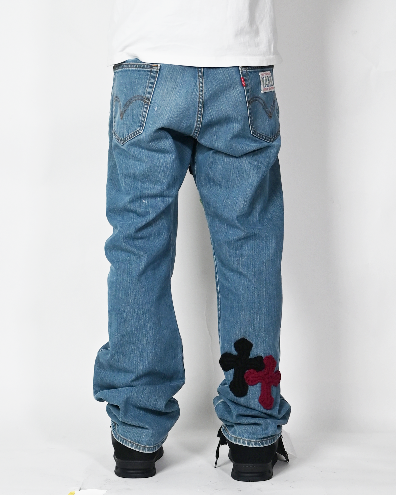 Y.A.R.N.・ヤーン - デニムパンツ Y.A.R.N. BOOT CUT DENIM AW-2 (W31) / MULTI