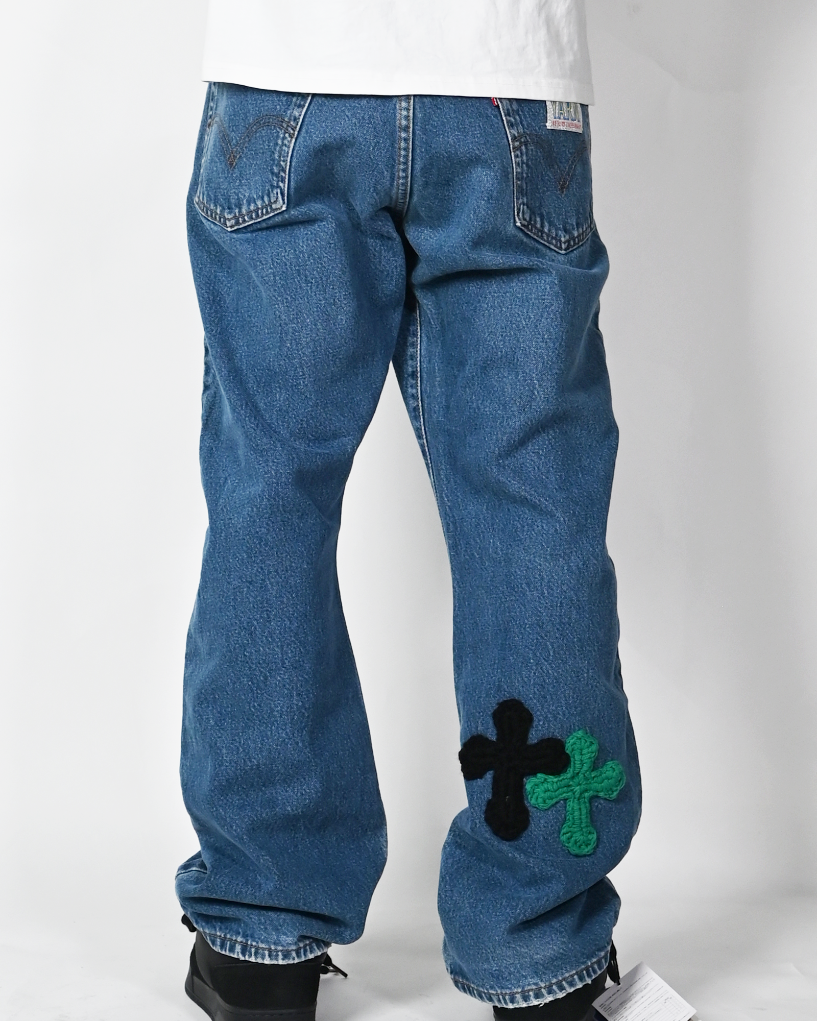 Y.A.R.N.・ヤーン - デニムパンツ Y.A.R.N. BOOT CUT DENIM AW-1 (W36)/ MULTI