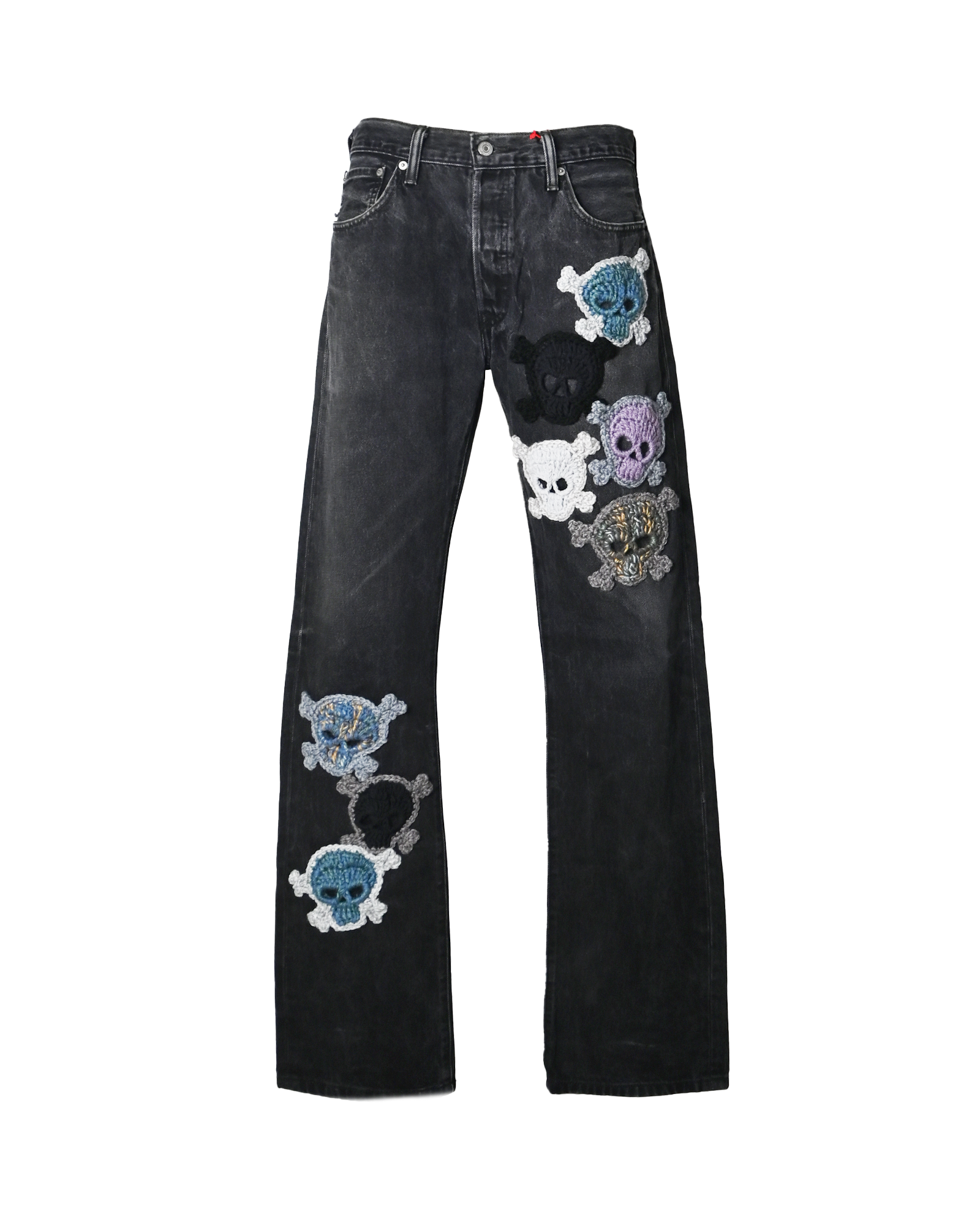Y.A.R.N. SKULL DENIM-7 (W33)/ MULTI