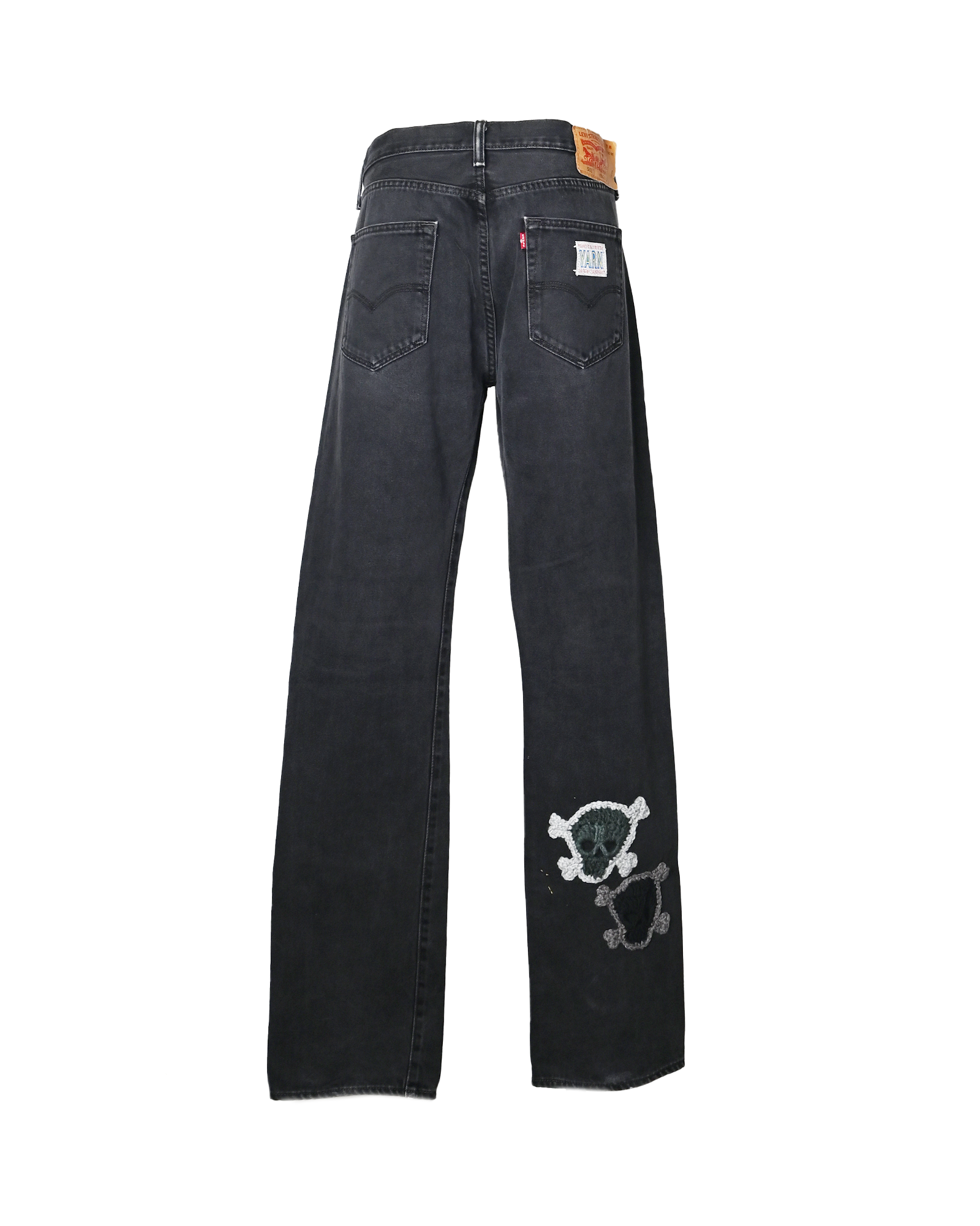 Y.A.R.N.・ヤーン - デニムパンツ Y.A.R.N. SKULL DENIM-6 (W36) / MULTI