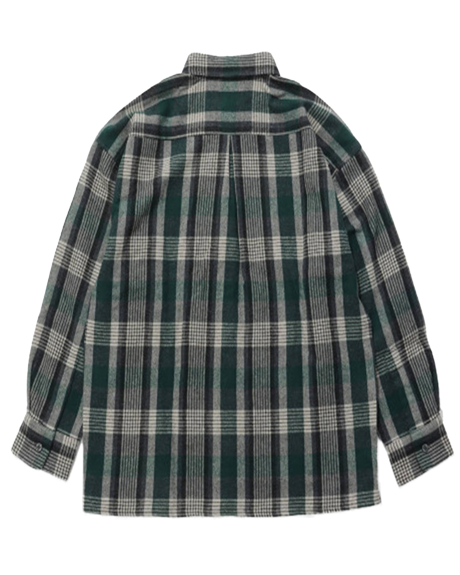 LASTMAN・ラストマン - シャツ CLASSIC WOOL SHIRT / GREEN