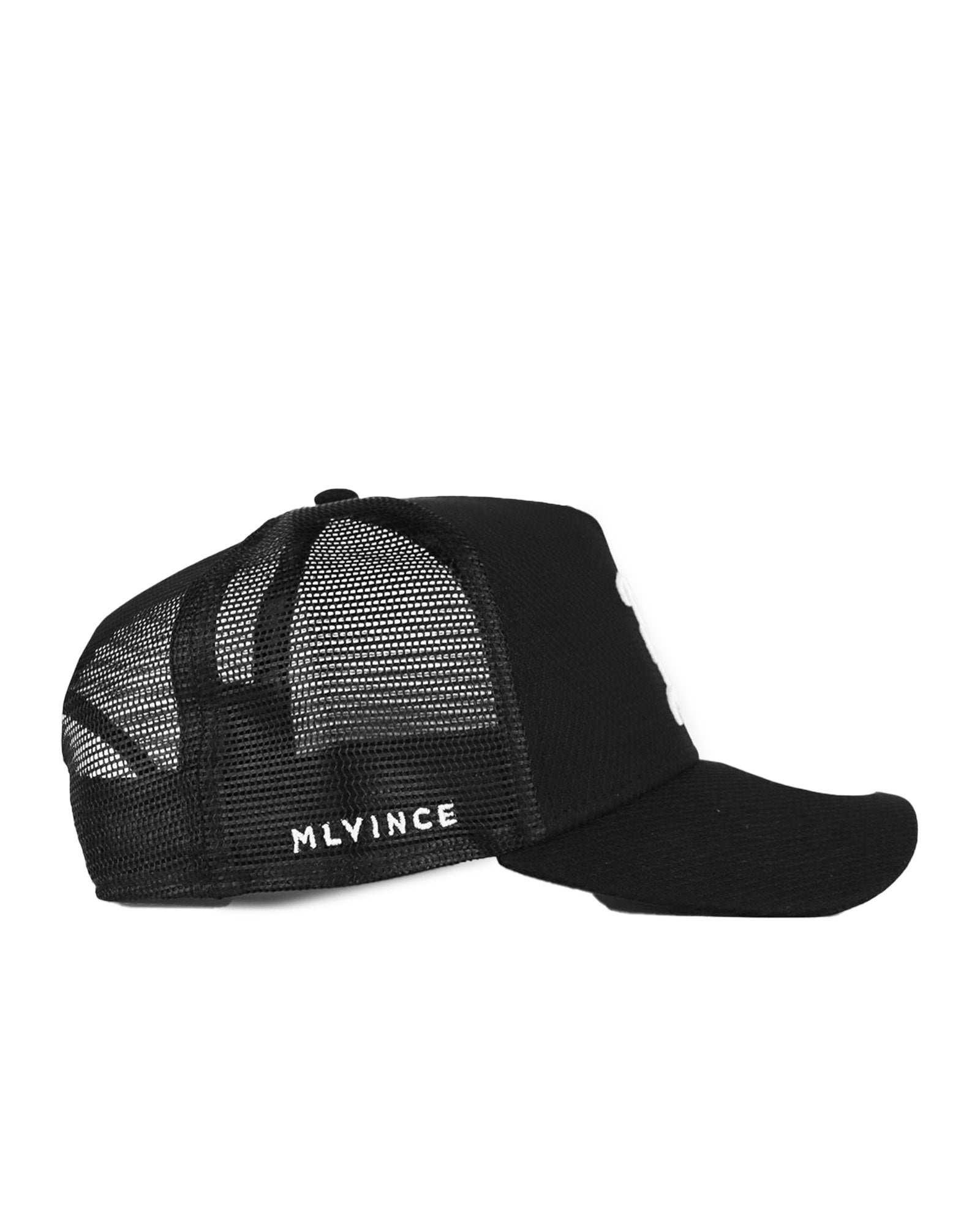 MLVINCE・メルヴィンス - キャップ NEW ERA 9FORTY AUTHENTIC LOGO TRUCKER CAP / BLACK / WHITE