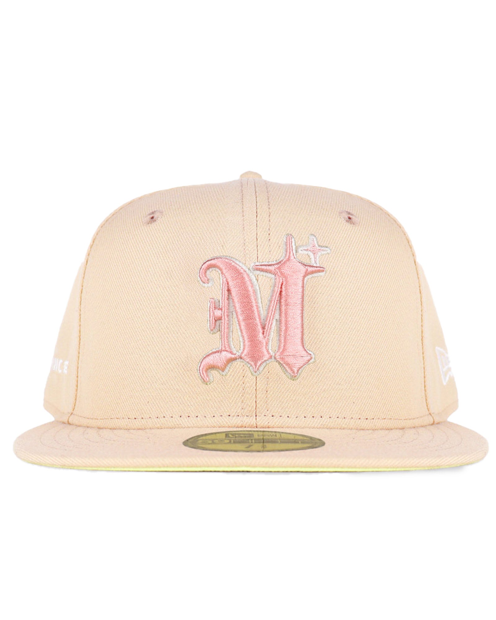 MLVINCE・メルヴィンス - キャップ NEW ERA 59FIFTY AUTHENTIC LOGO CAP / BEIGE / PINK
