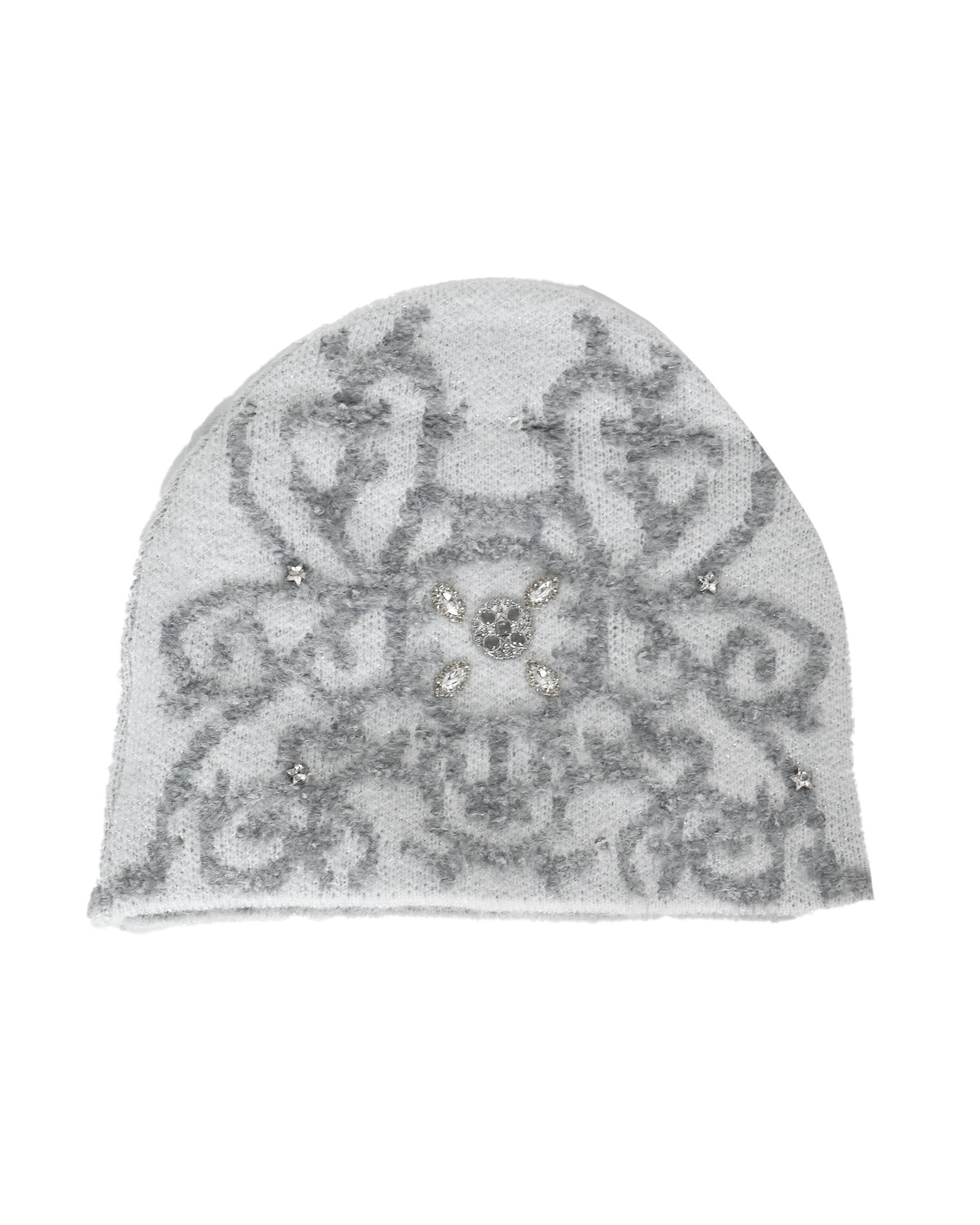BIRTH OF ROYAL CHILD・バース・オブ・ロイヤル・チャイルド - ニットキャップ・ビーニー DIAMOND VINE BEANIE / WHITE