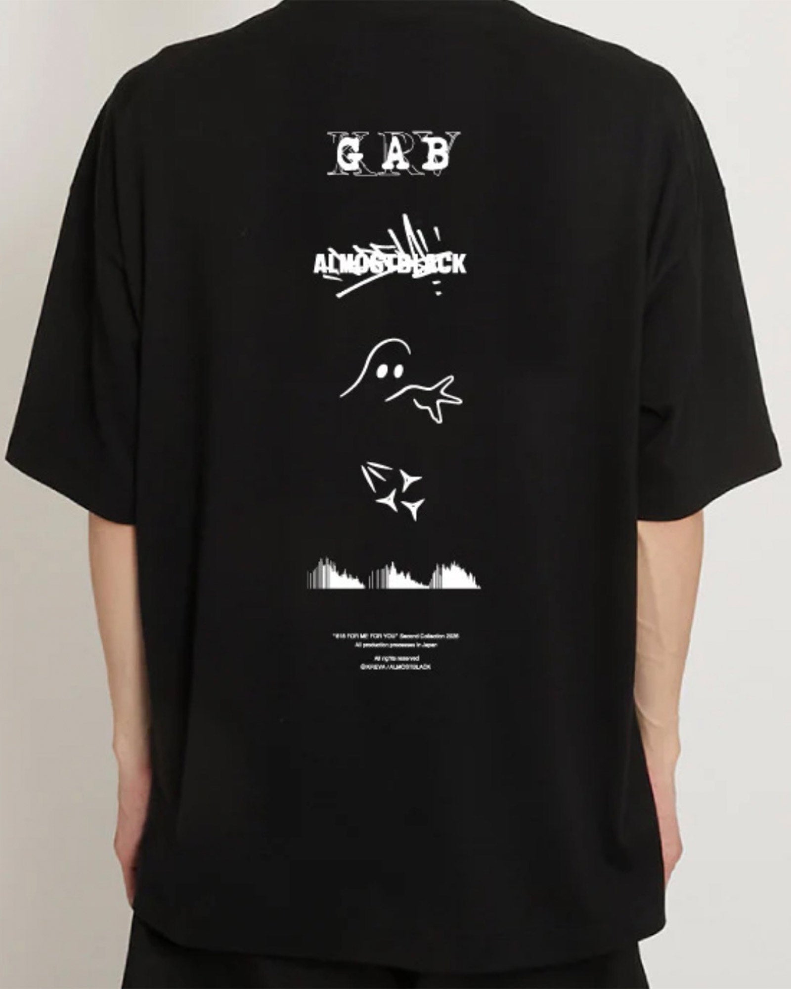 ALMOST BLACK・オールモスト ブラック - トップス KREVA×GHOST ALMBLK SS TEE / BLACK