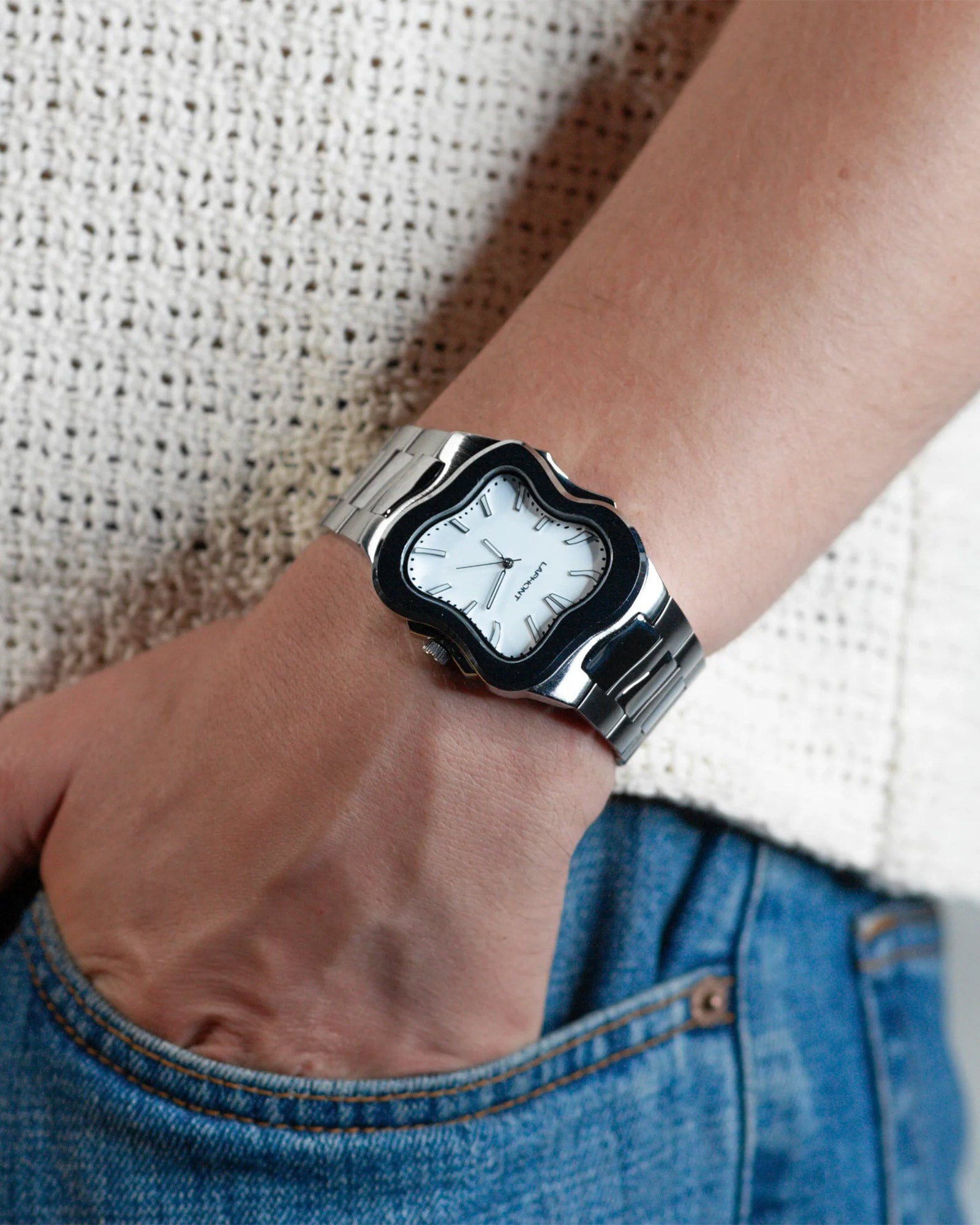 LAPHONT・ラフォン - ウォッチ ARGONAUT SILVER CASE BLACK DIAL / SILVER