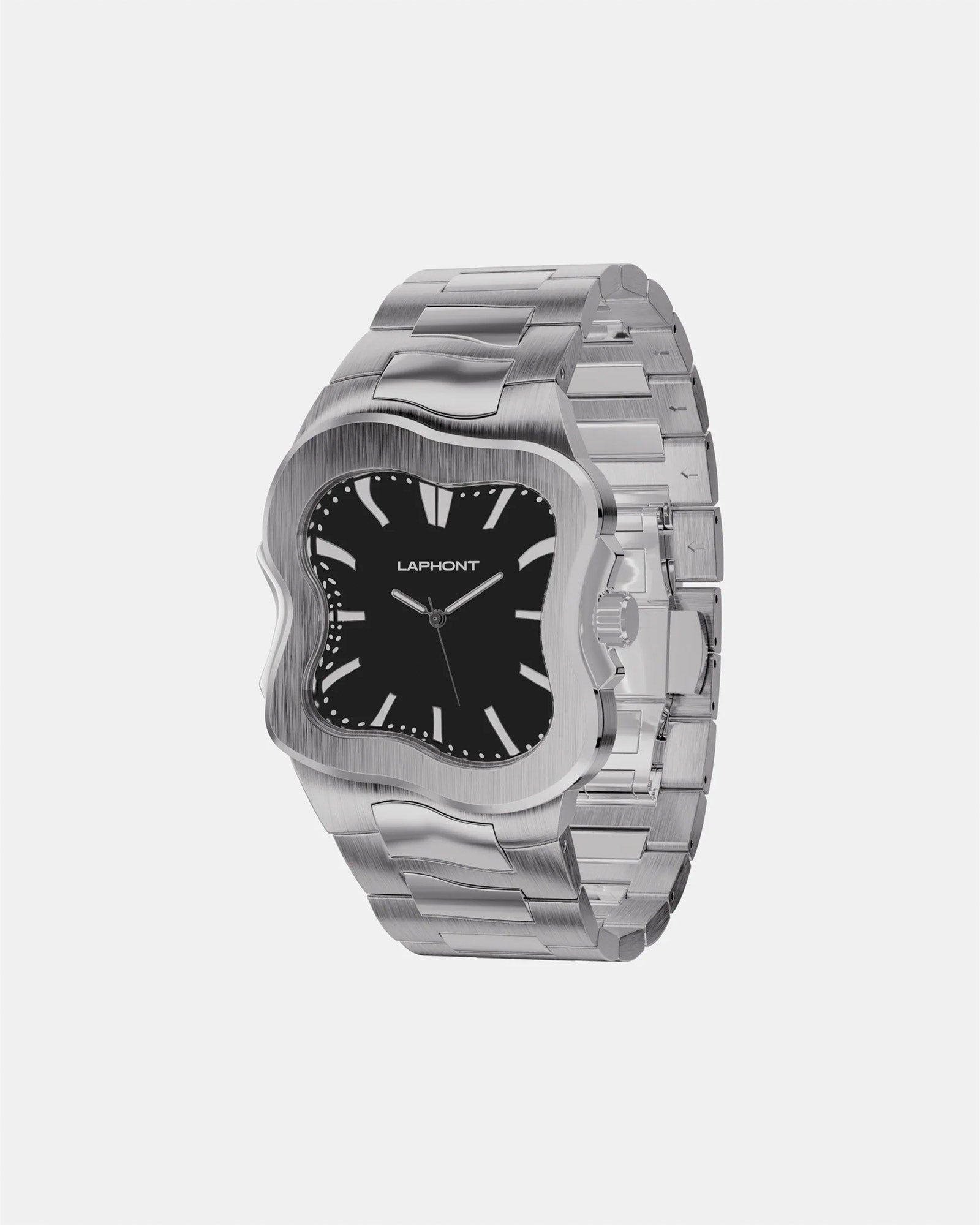 LAPHONT・ラフォン - ウォッチ ARGONAUT SILVER CASE BLACK DIAL / SILVER