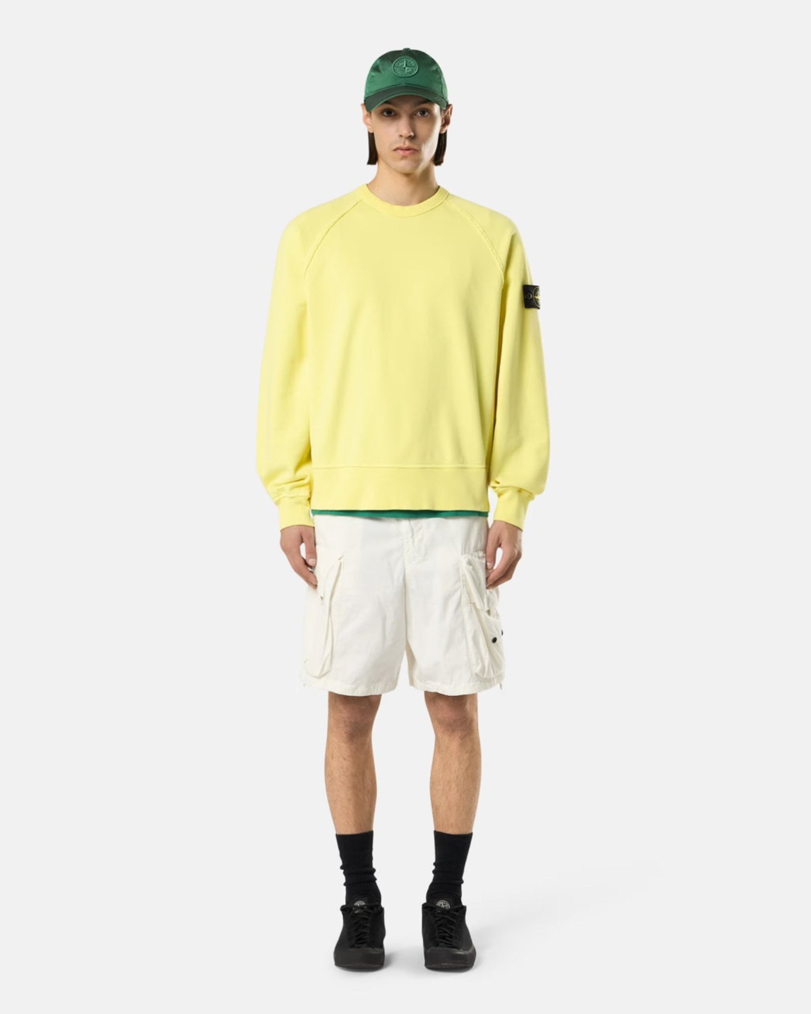 STONE ISLAND・ストーンアイランド - スウェット SWEATSHIRT 26SS-23 / LEMON