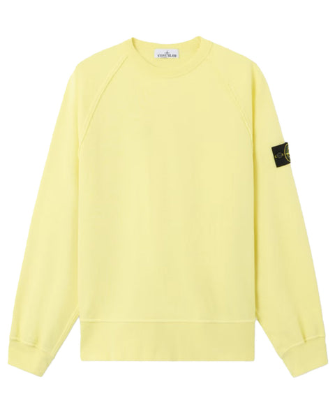【美品❗️】stone  ロンT スウェット　イエロー　黄　M STONE ISLAND (ストーンアイランド) SWEATSHIRT 26SS-23 / LEMON