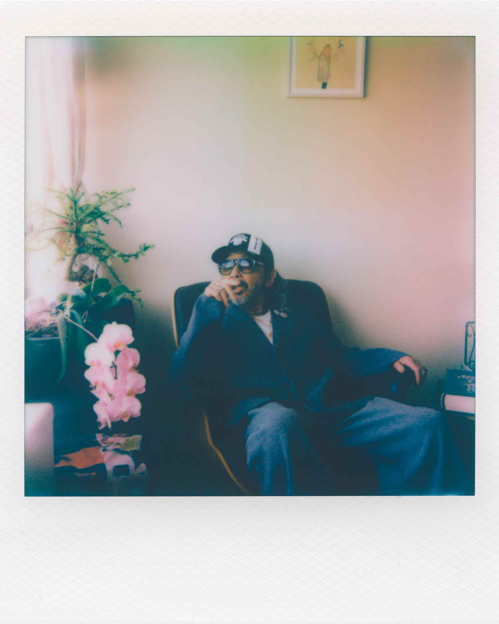 ©SAINT M××××××・セントマイケル - キャップ LM_CAP/MIRROR BALL / BLACK