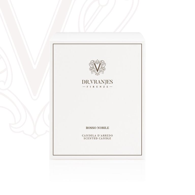 Dr. Vranjes × 80g CANDELA ROSSO NOBILE / ROSA TABACCO