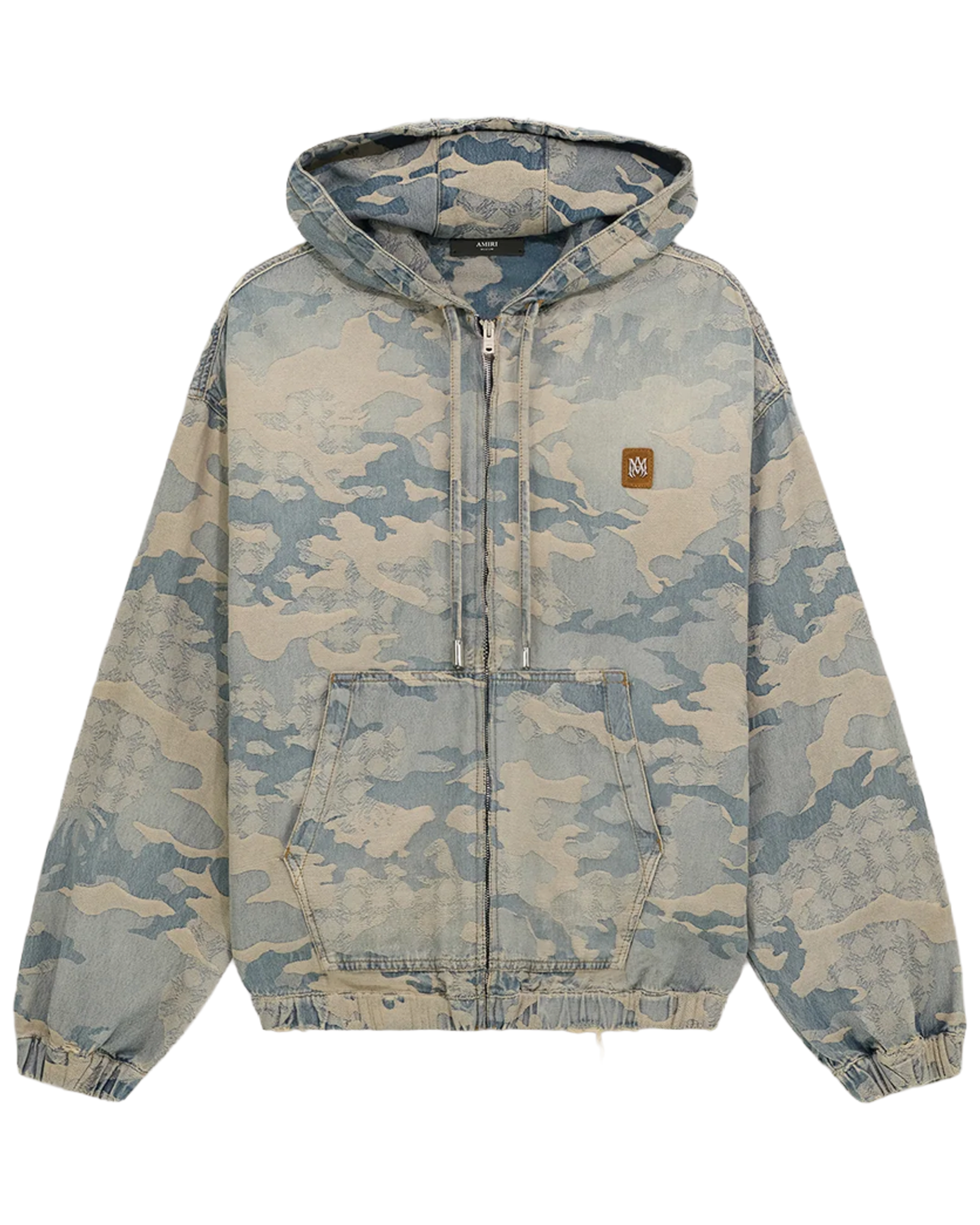 "CAMO JACQ DNM ZIP HOODIE JKT" / CAMO INDIGO