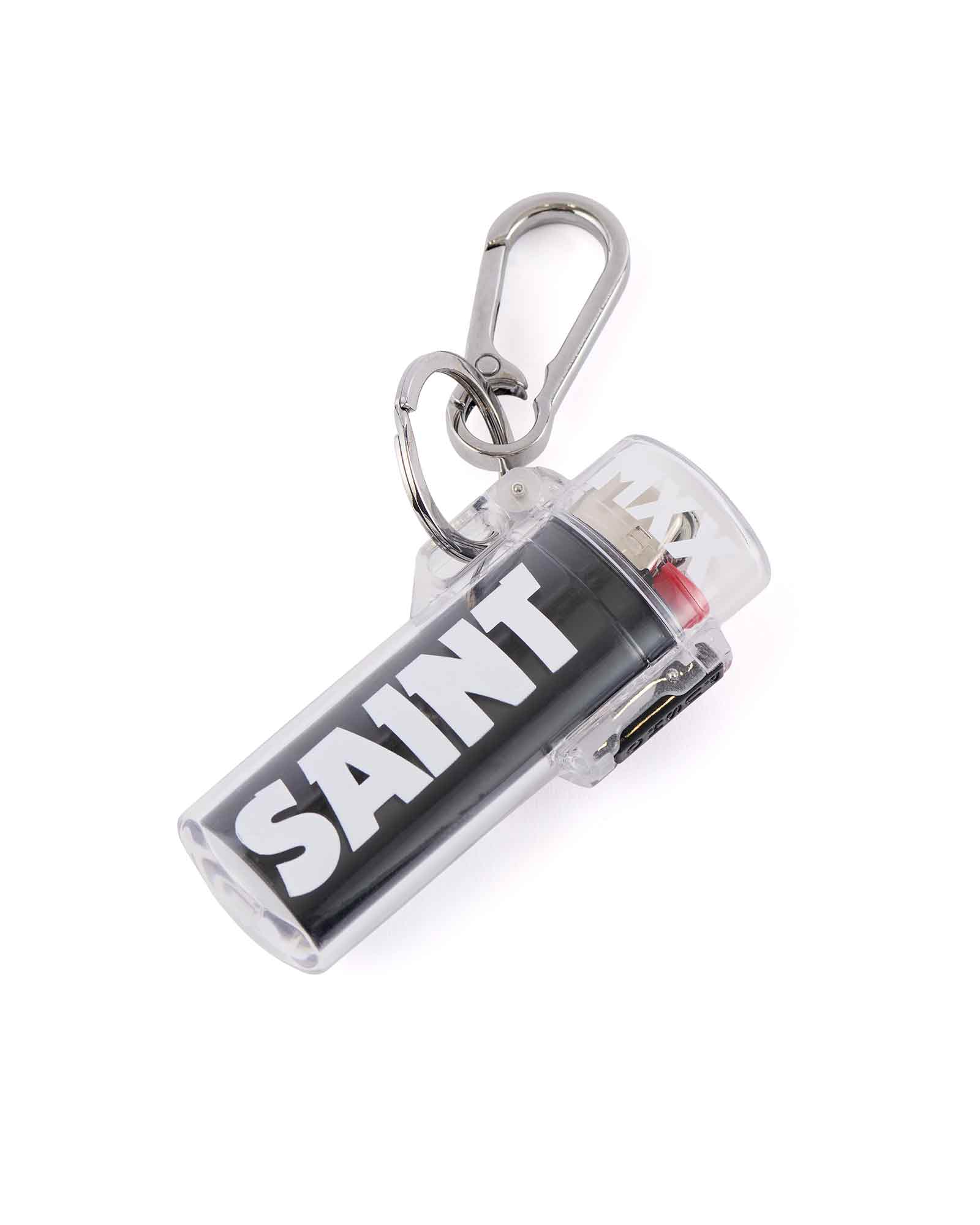 ©SAINT M××××××・セントマイケル - ファッション小物 LIGHTER CASE/BABY MICHAEL / CLEAR