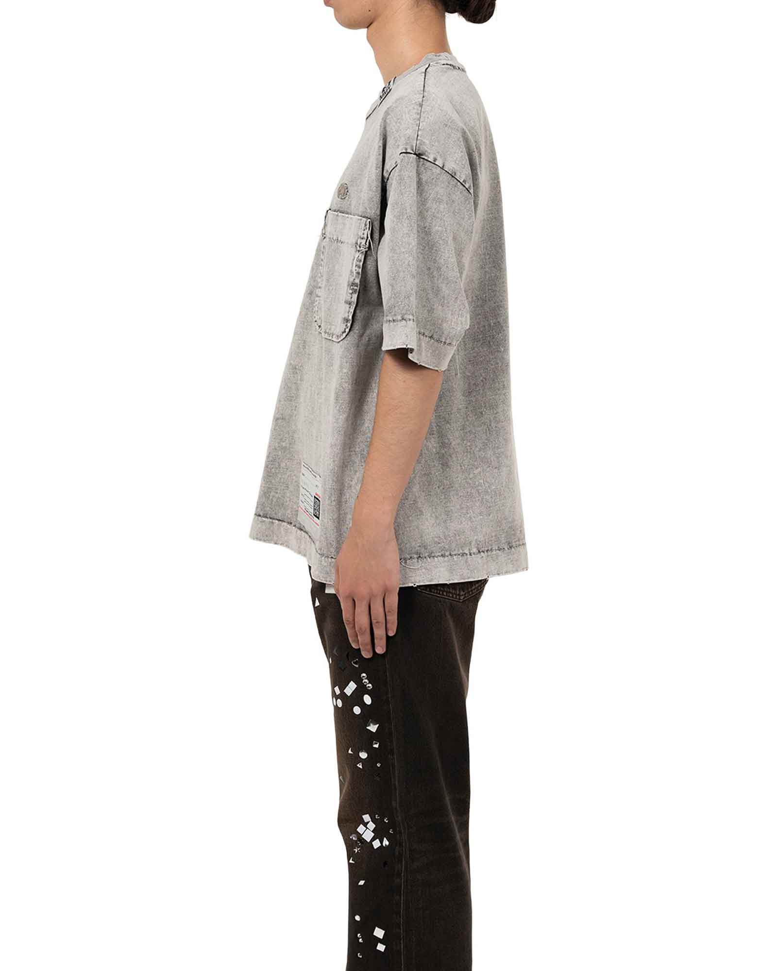 MIHARA YASUHIRO・Yasuhiro Mihara -  AMATEUR SEWN TEE / GRAY