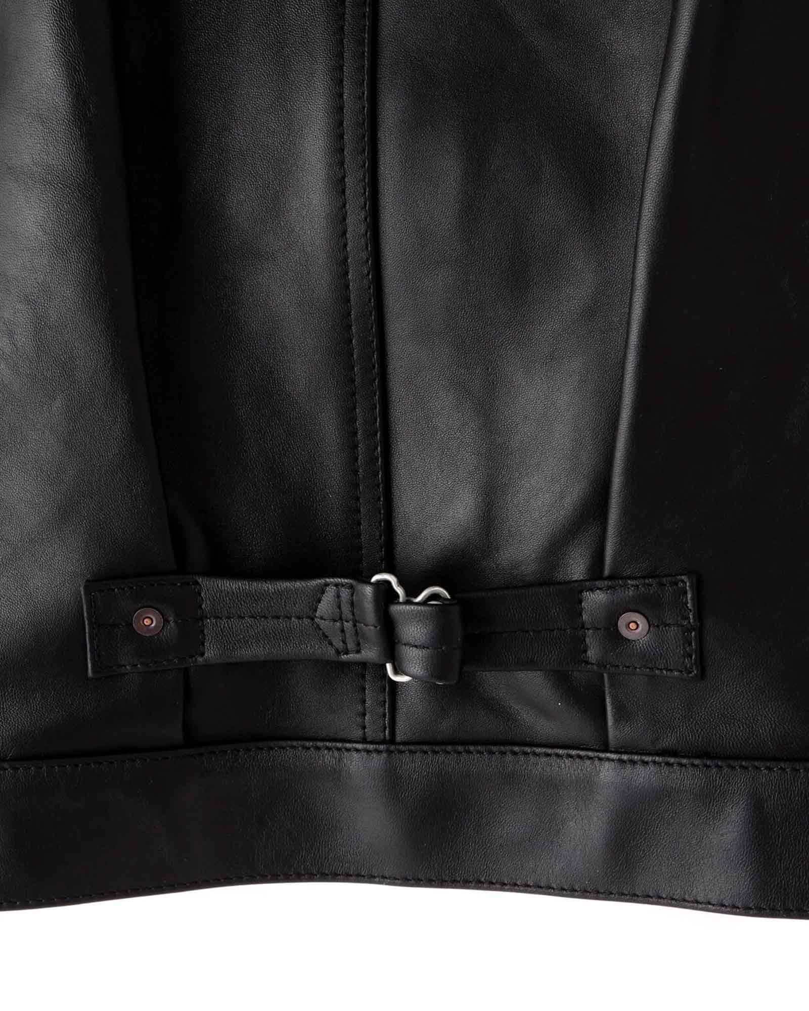 Schott・ショット -  SHEEP LEATHER 1st TRACKER JACKET / BLACK