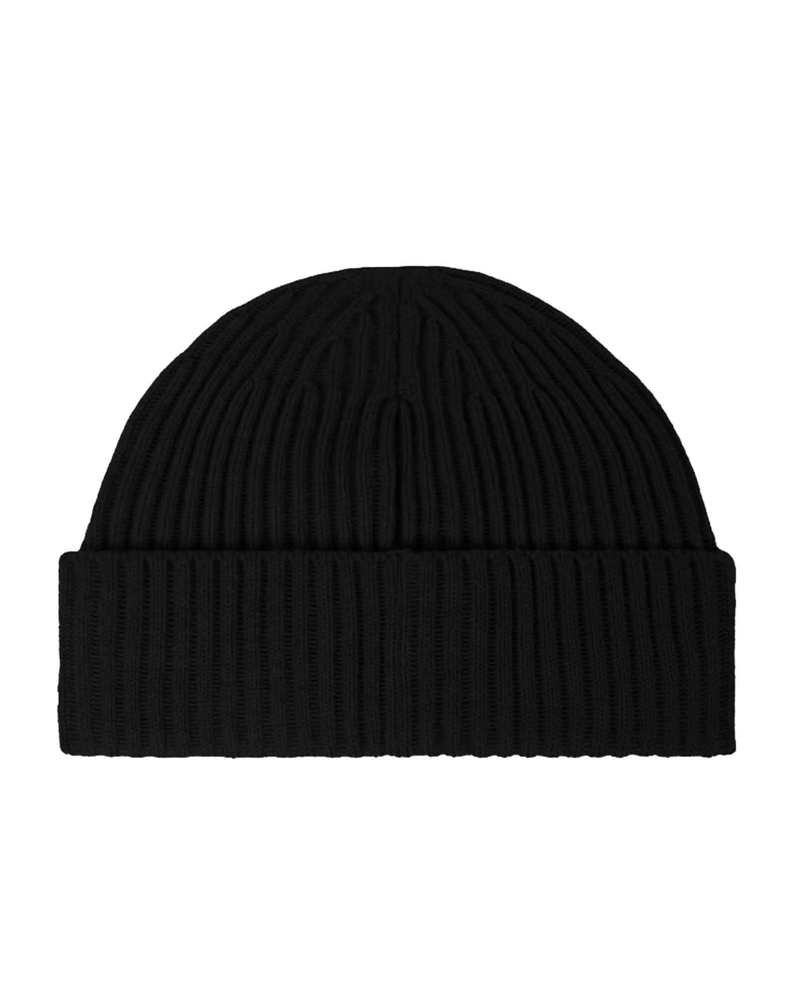 STONE ISLAND・ストーンアイランド - ニットキャップ・ビーニー FULL RIB RWS WOOL N100002 / BLACK