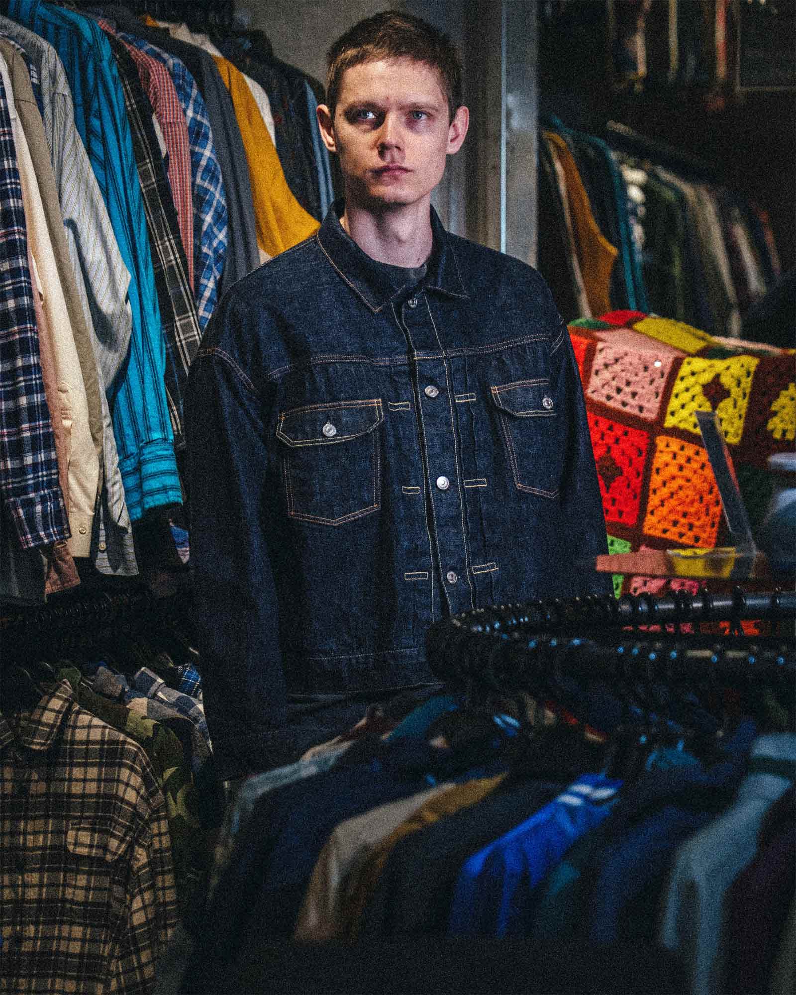 ©SAINT M××××××・セントマイケル - デニムジャケット BBJ_DENIM JACKET 2nd/REGID / BLUE