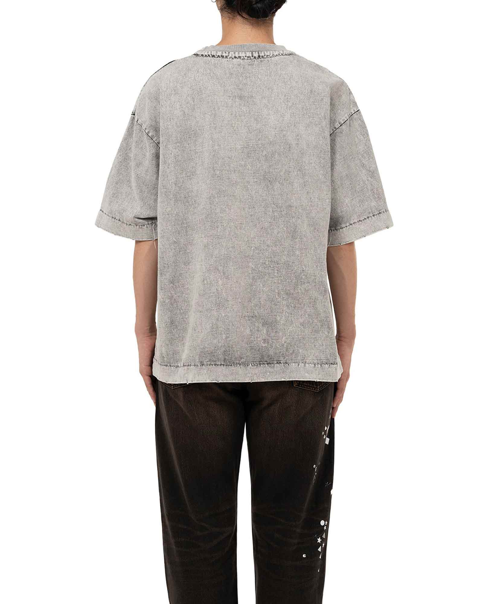 MIHARA YASUHIRO・Yasuhiro Mihara -  AMATEUR SEWN TEE / GRAY
