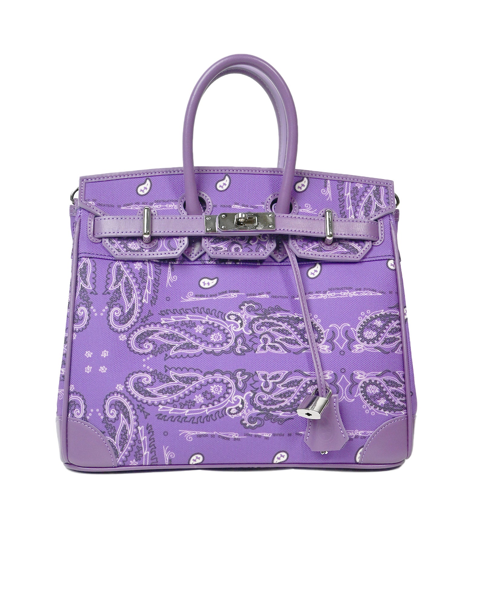 SIGNATURE BAG / PURPLE/SILVER