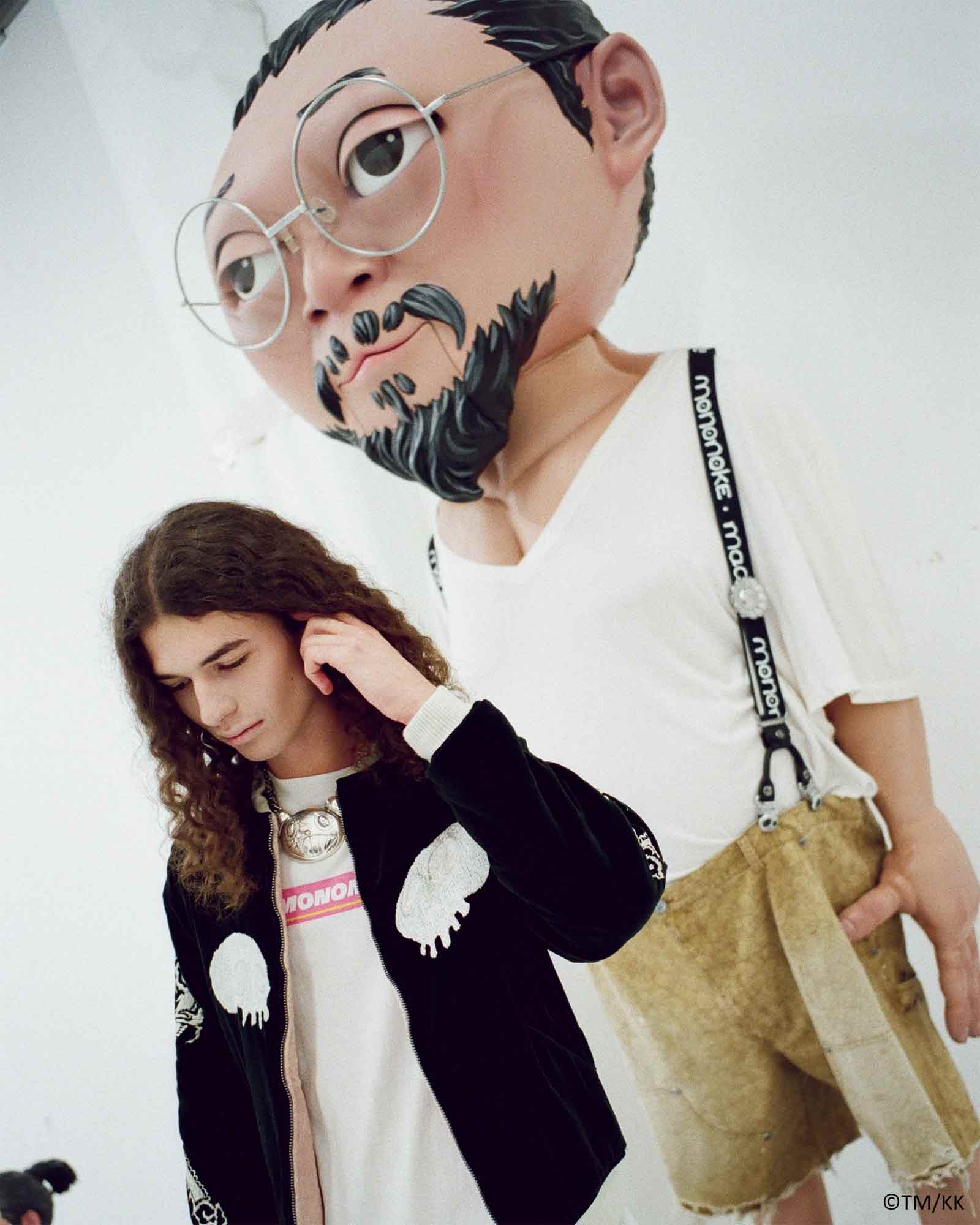 mononoke・made・モノノケメイド - ジャケット REVERSIBLE SKA JAMBER / BLK+PNK