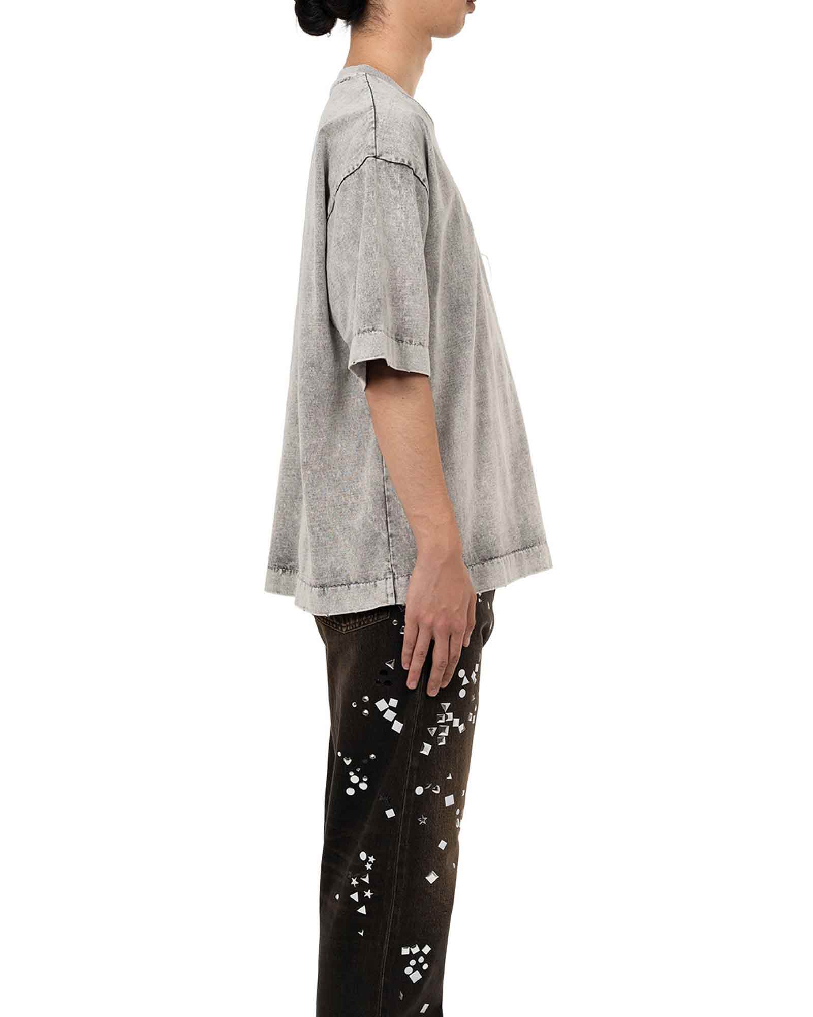 MIHARA YASUHIRO・Yasuhiro Mihara -  AMATEUR SEWN TEE / GRAY