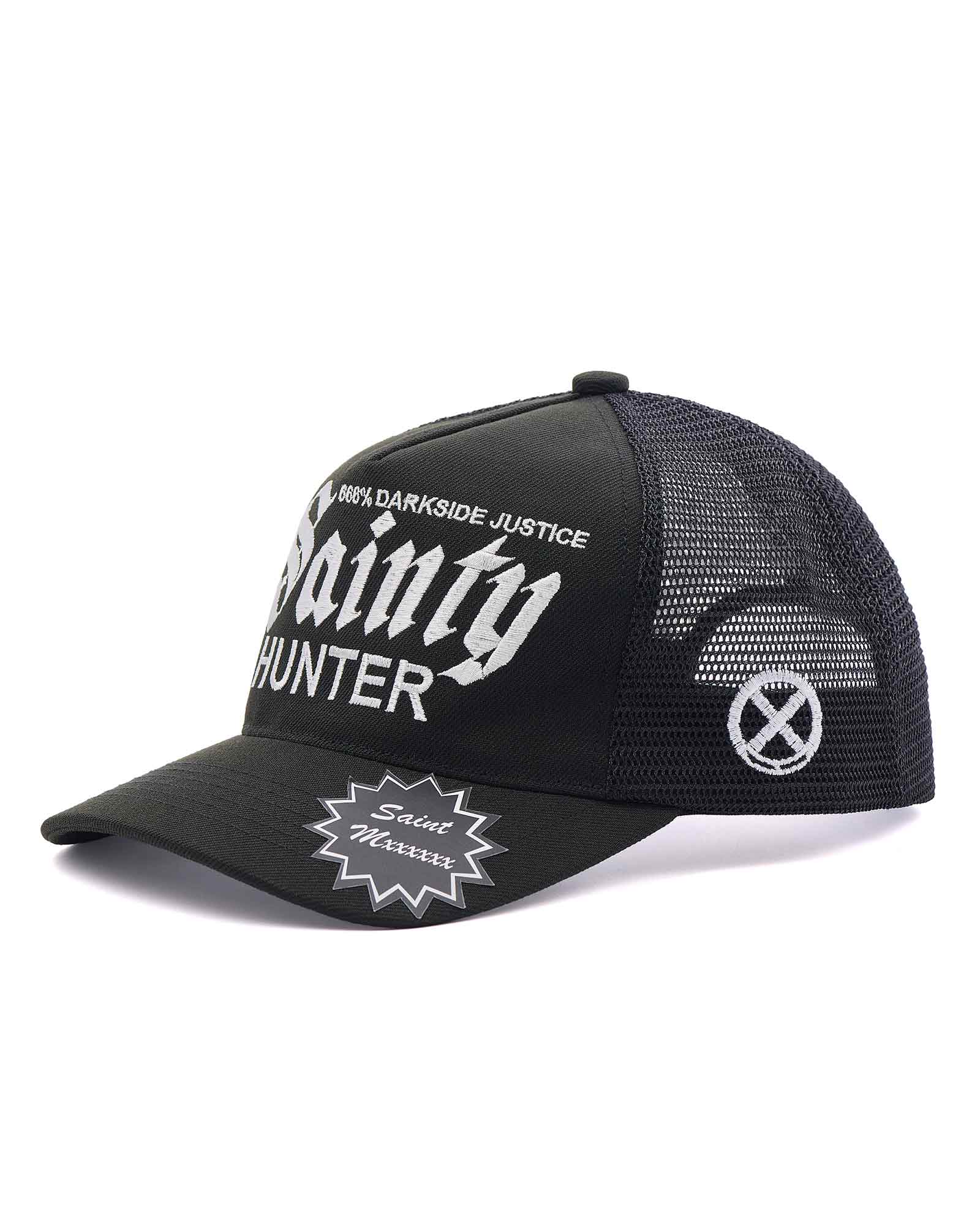 ©SAINT M××××××・セントマイケル - キャップ BH_MESH CAP/SAINTY HUNTER / BLACK