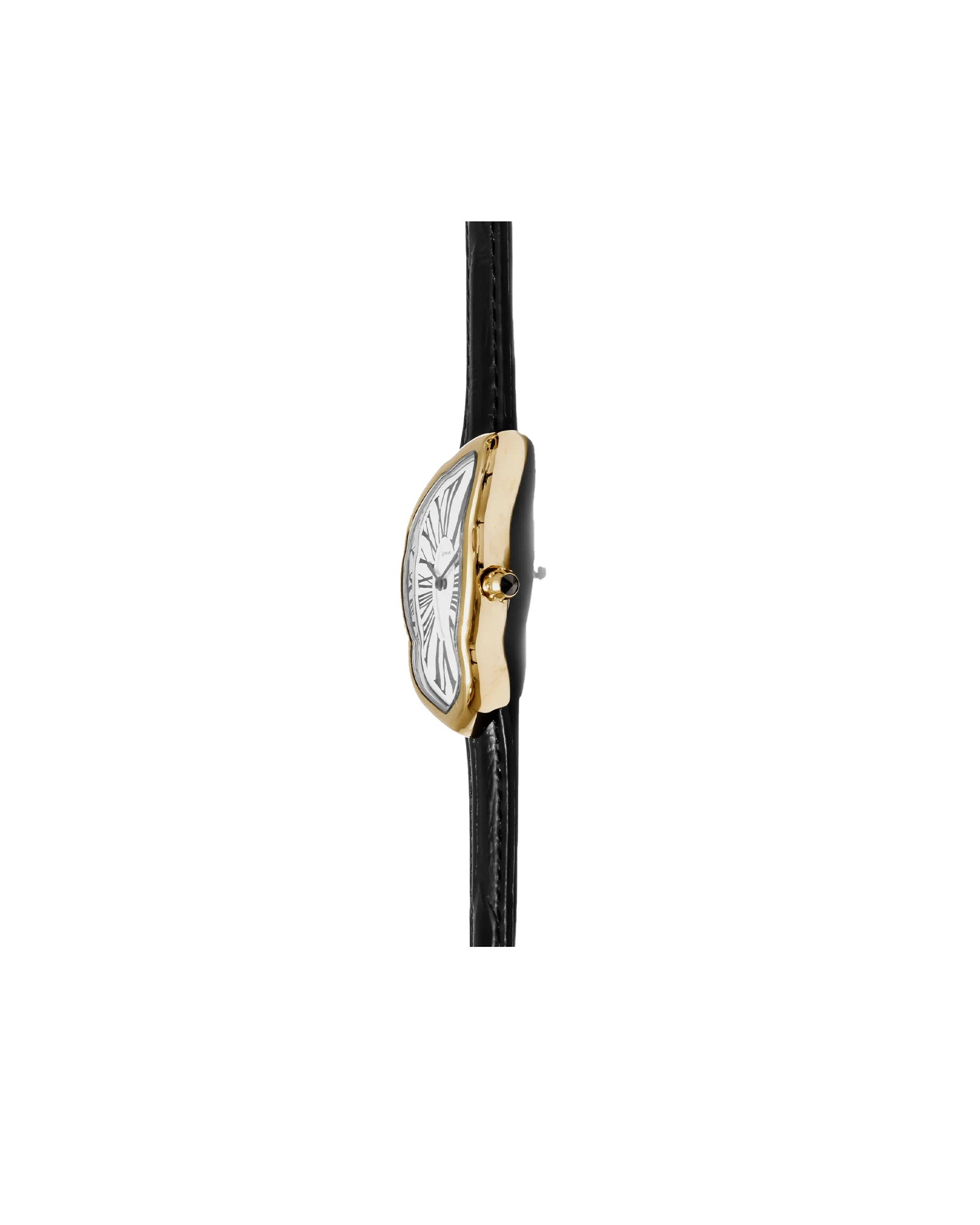 LAPHONT・ラフォン - ウォッチ MELTING WATCH GOLD WHITE BLACK (MEN'S STRAP) / GOLD
