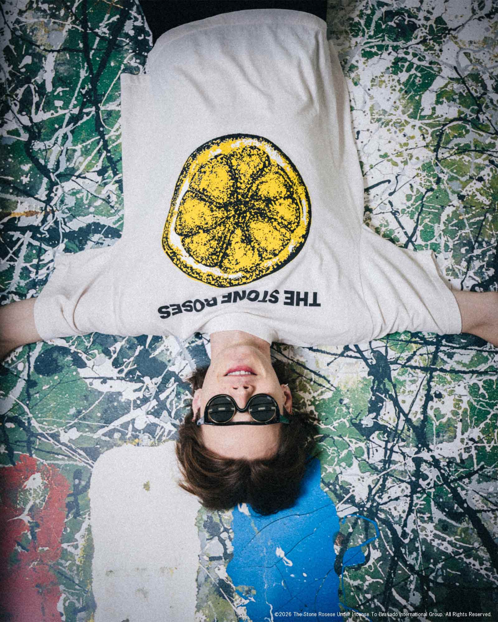 ©SAINT M××××××・セントマイケル - Tシャツ・カットソー TSR_SS T-SHIRT/LEMON / WHITE