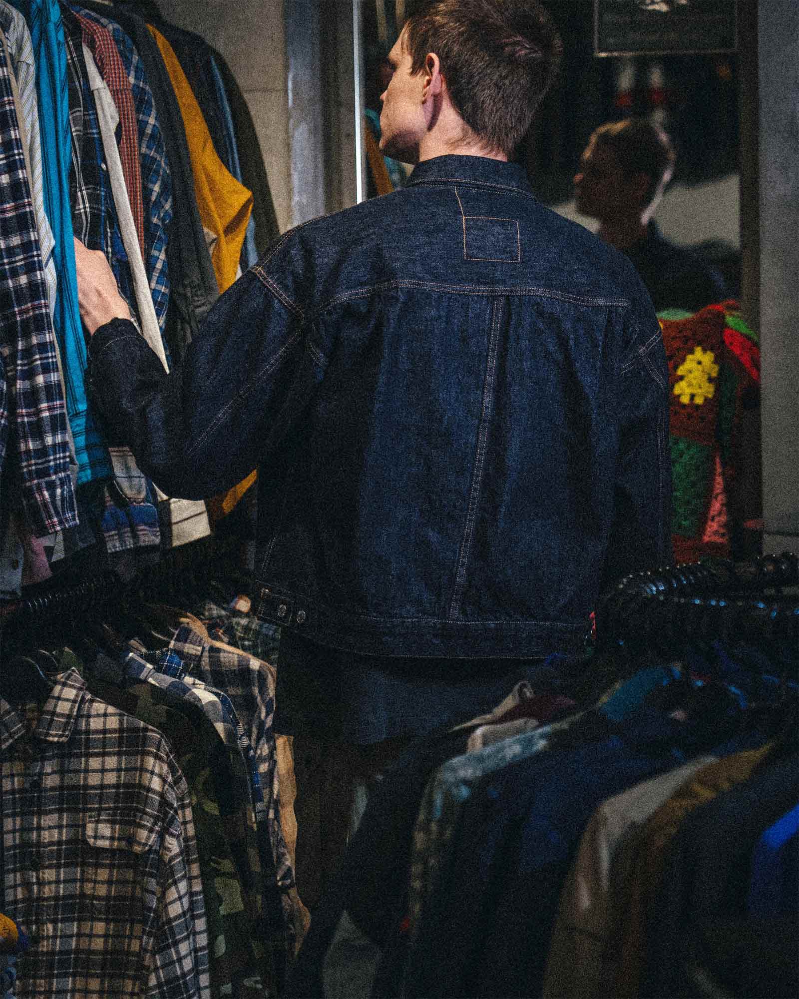 ©SAINT M××××××・セントマイケル - デニムジャケット BBJ_DENIM JACKET 2nd/REGID / BLUE