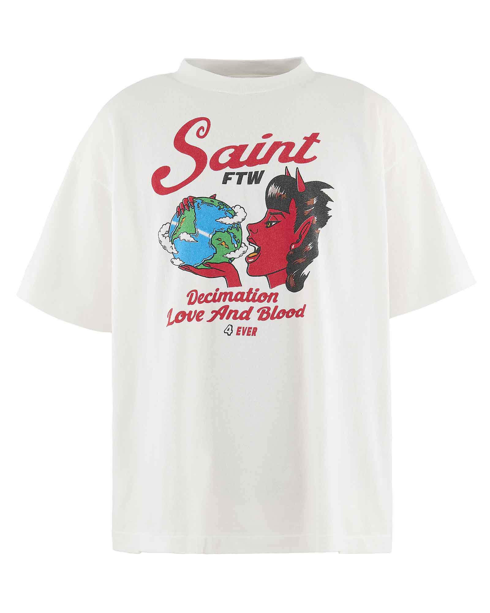 SS TEE/SAINT DEVIL / WHITE