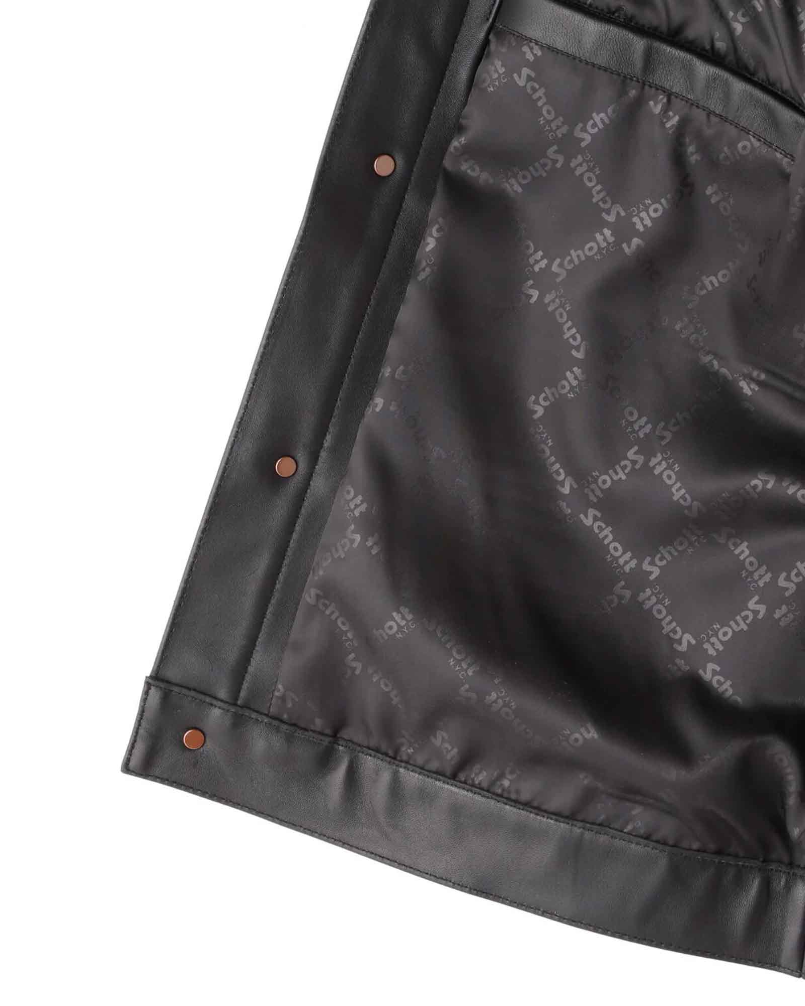 Schott・ショット -  SHEEP LEATHER 1st TRACKER JACKET / BLACK