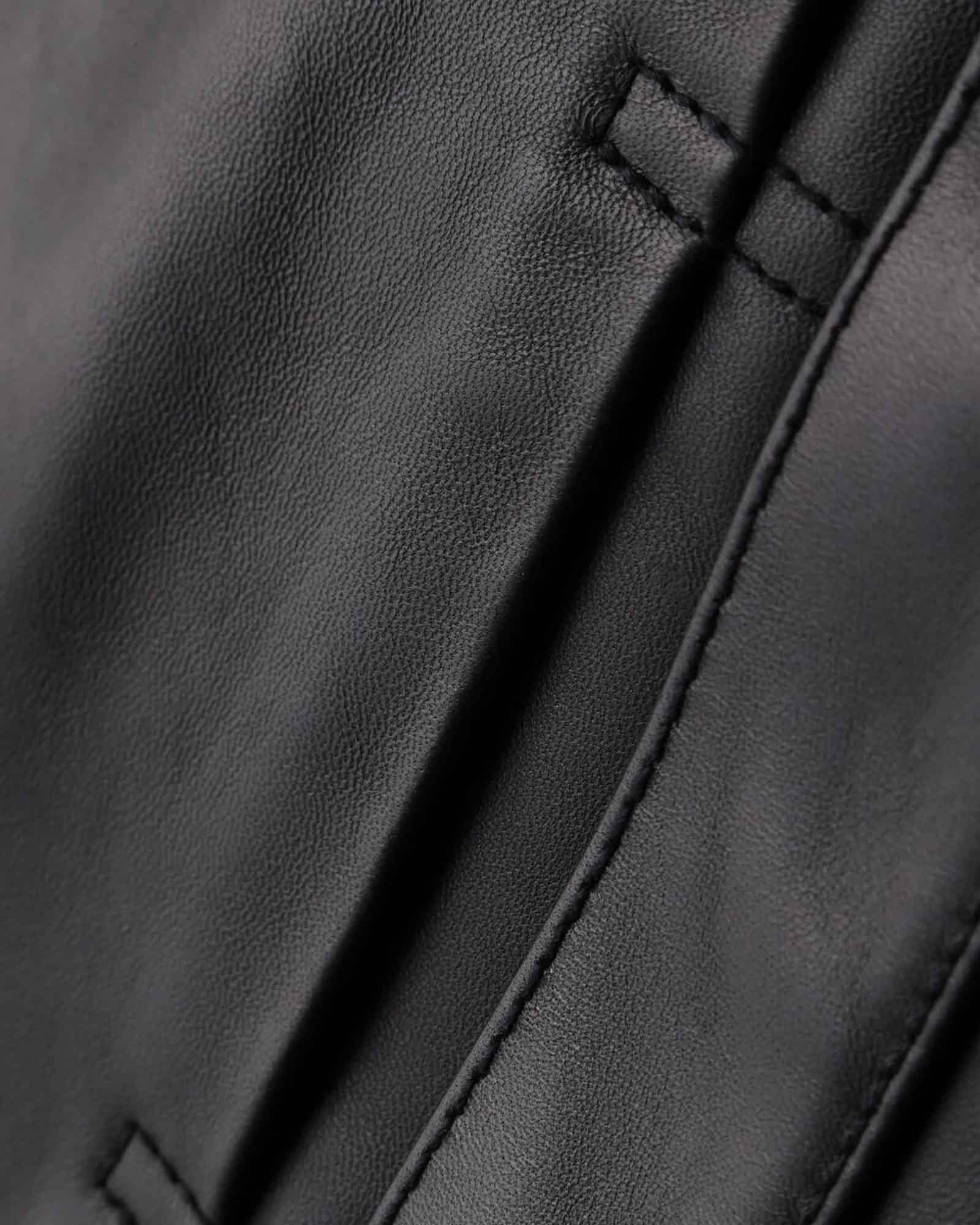 Schott・ショット -  SHEEP LEATHER 1st TRACKER JACKET / BLACK