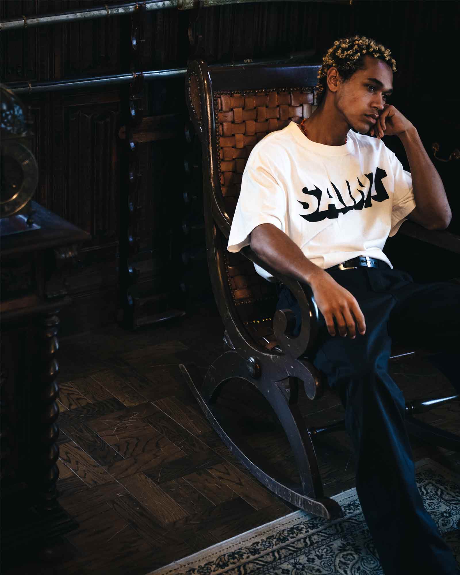 ©SAINT M××××××・セントマイケル - Tシャツ・カットソー SS TEE/SAINT / WHITE