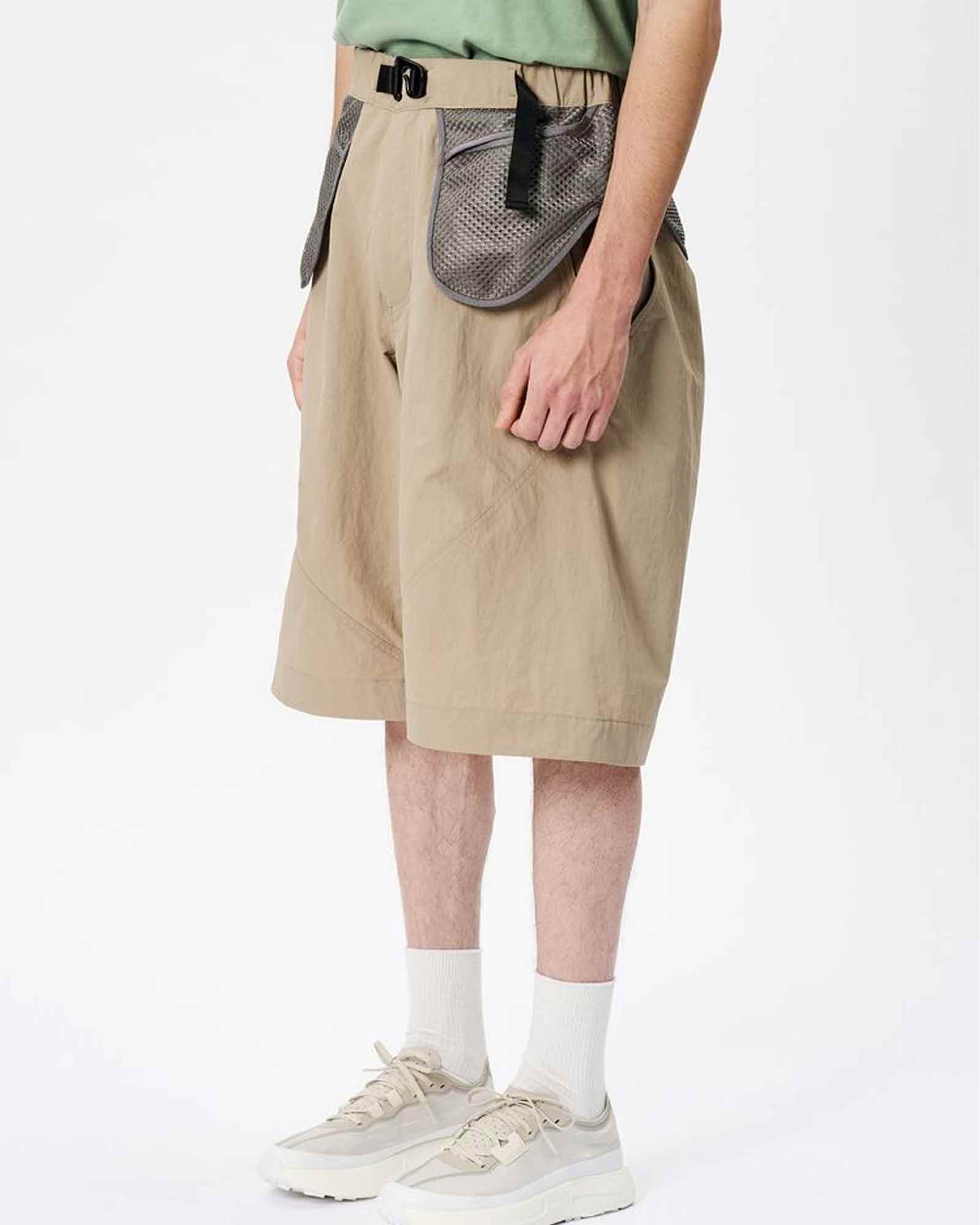 Goldwin 0・ゴールドウイン ゼロ - ハーフ・ショートパンツ HELICOID POCKET SHORTS / INK BLACK