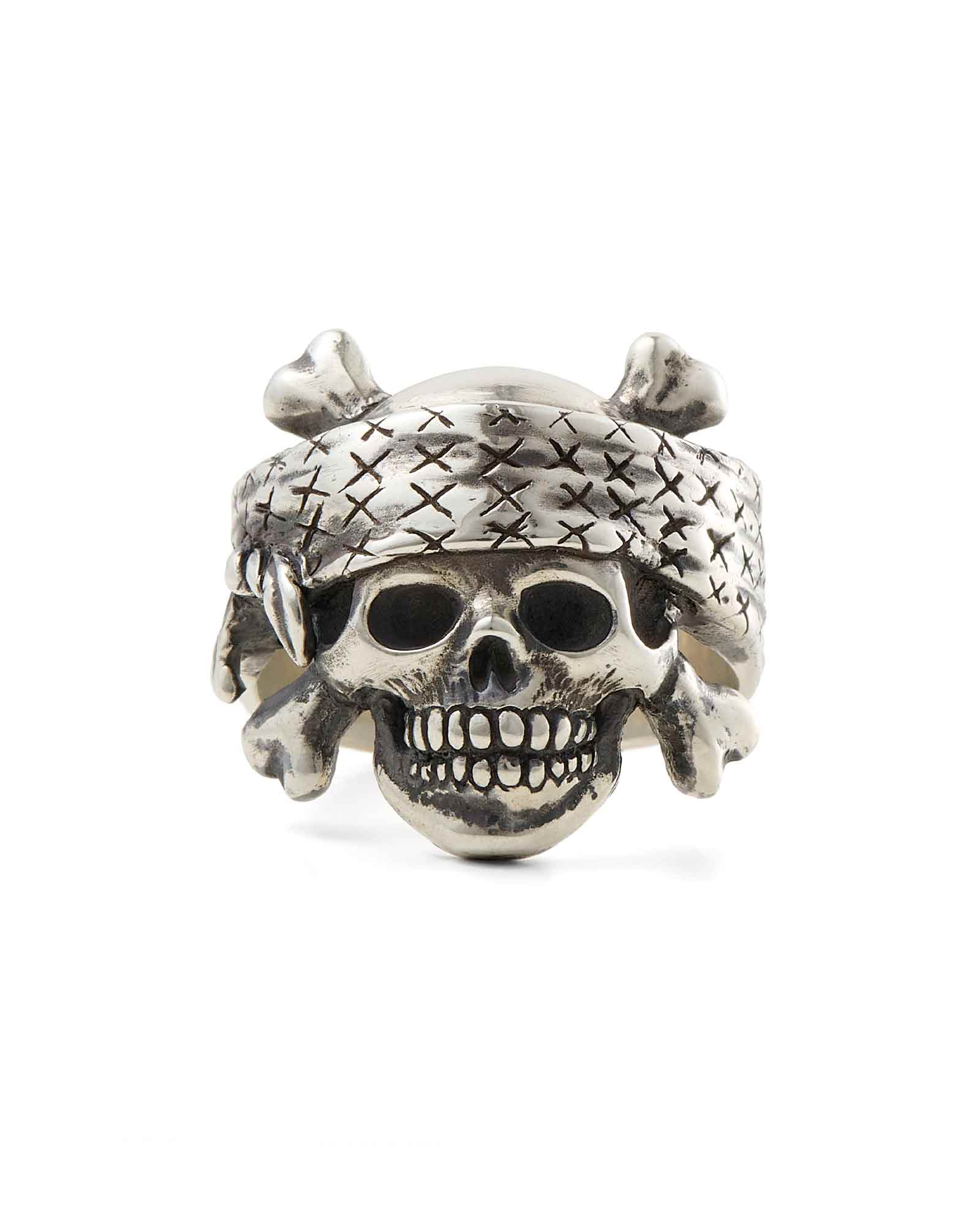 BH_RING/SKULL / SILVER