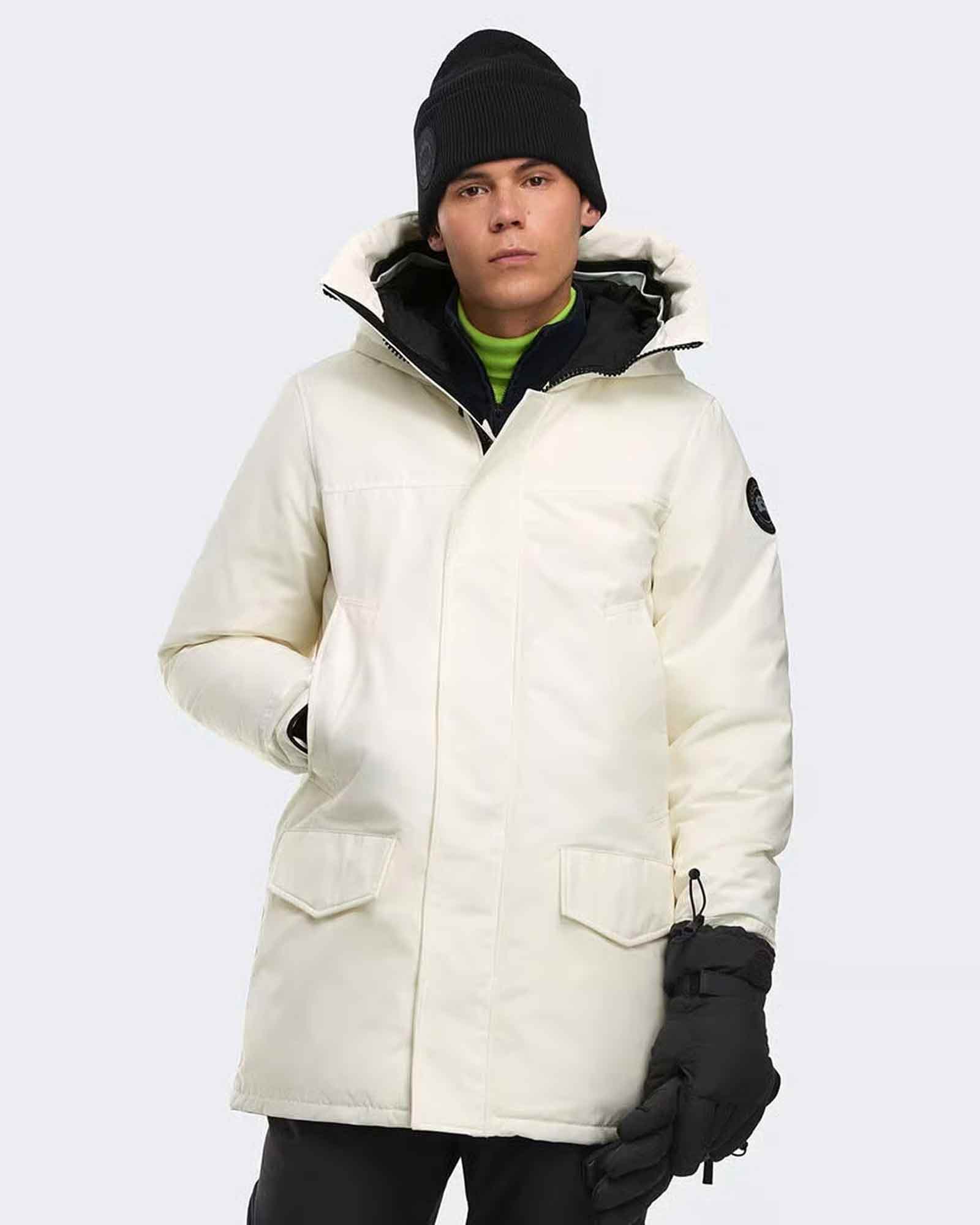 CANADA GOOSE・カナダグース - ダウンジャケット LANGFORD PARKA BLACK LABEL / NORTH STAR WHITE