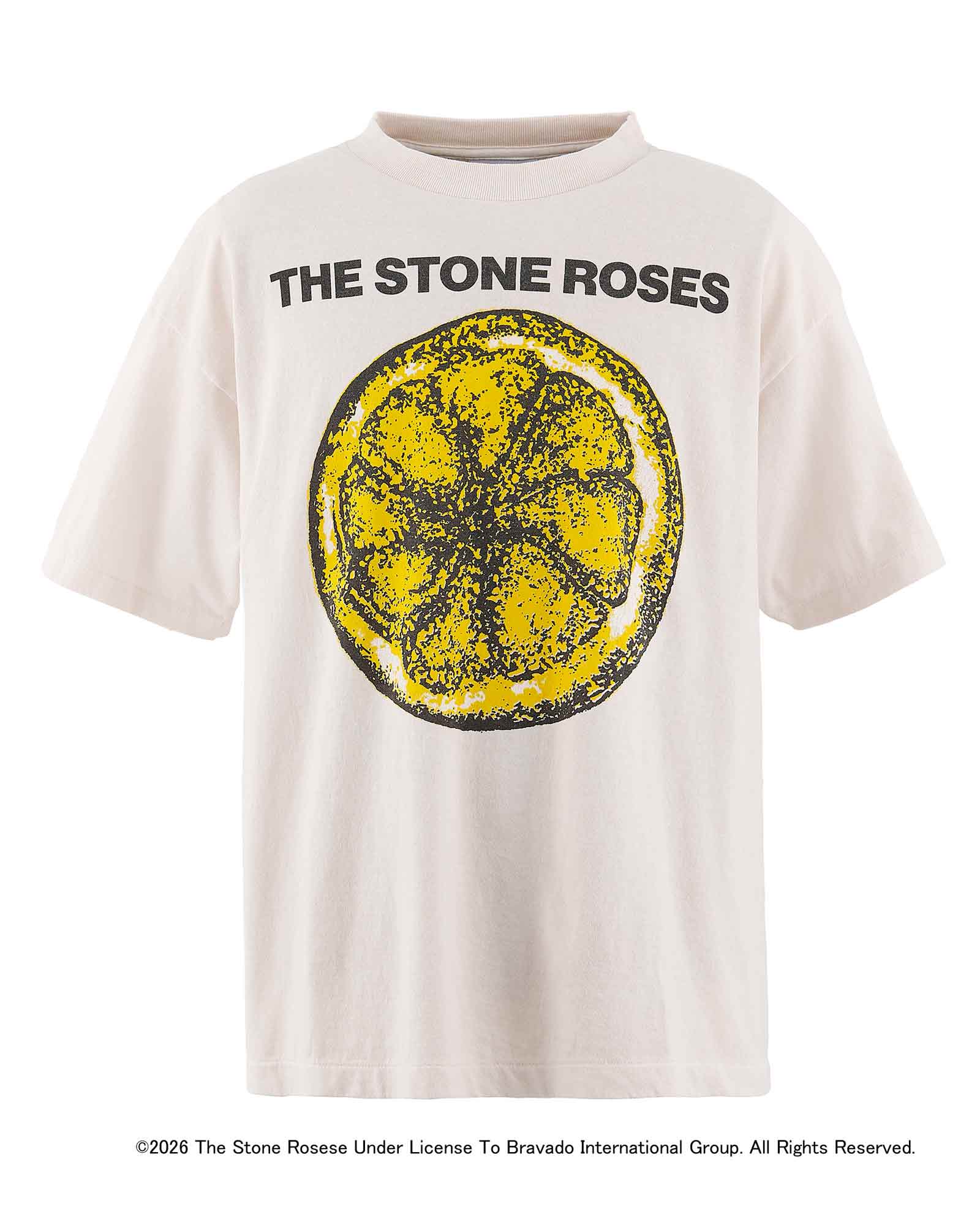 TSR_SS T-SHIRT/LEMON / WHITE