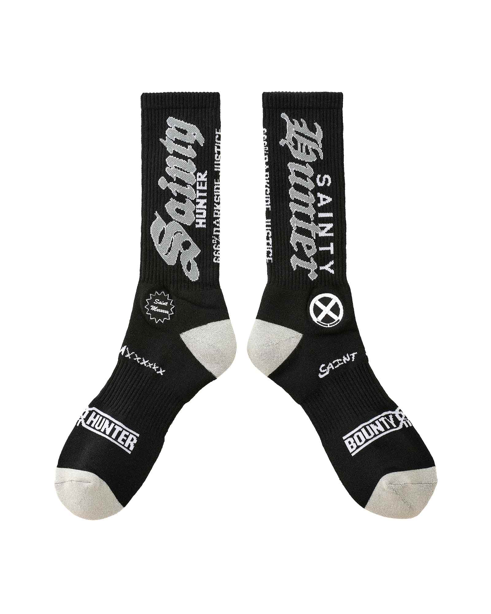 BH_SOCKS/SAINTY HUNTER / BLACK